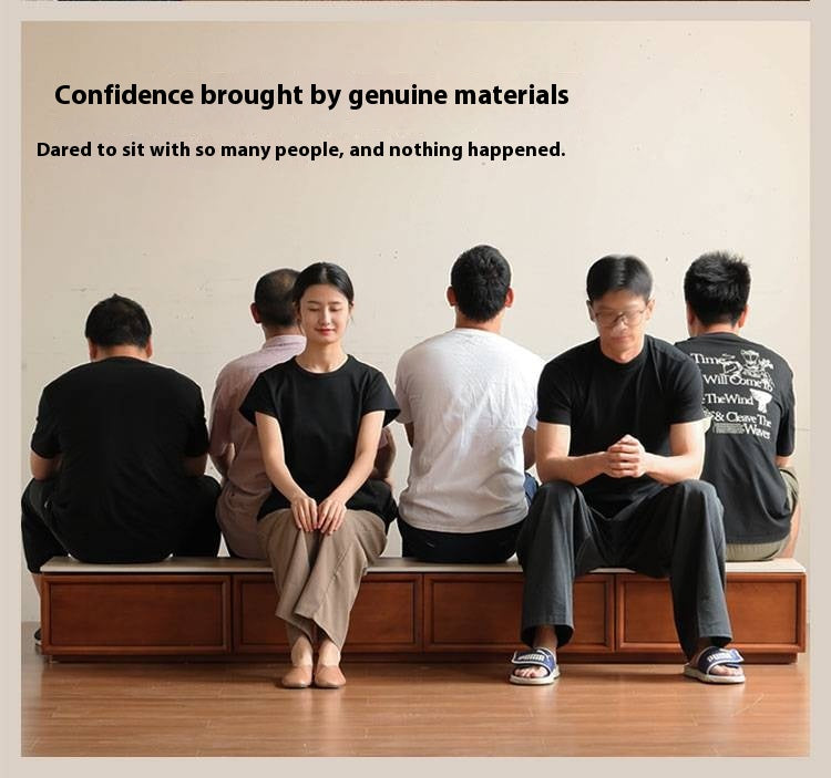 Poplar Solid Wood Ancient Style TV Cabinet