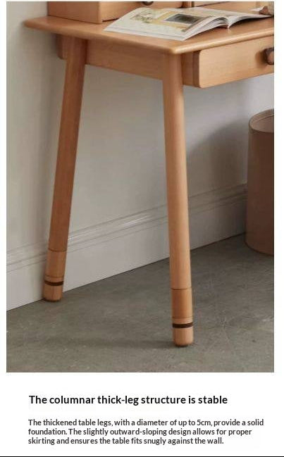 Beech Solid Wood Kids Study Table