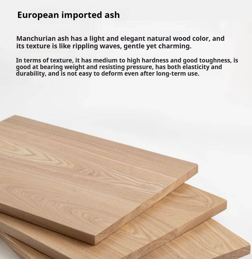 Ash Solid Wood Modern Simple Floor TV Cabinet