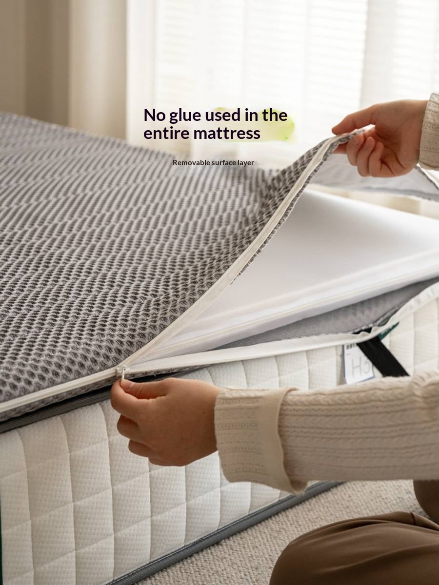 Zero-Glue Coconut Fiber Lumbar Support Firm Mattress — Removable, Washable, Latex Thin Mattress