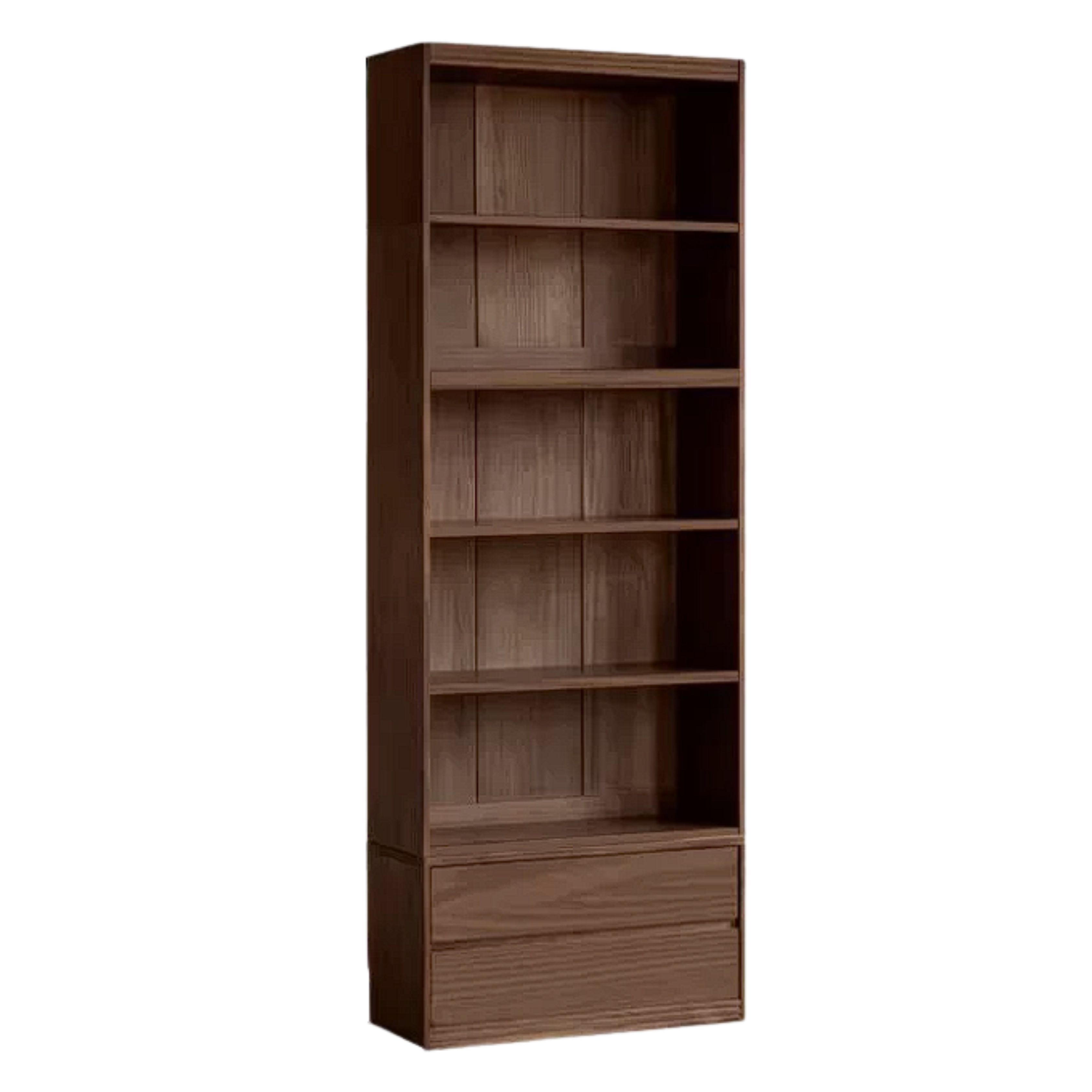 Sandalwood, Oak, Ash Solid Wood Combination Bookcase
