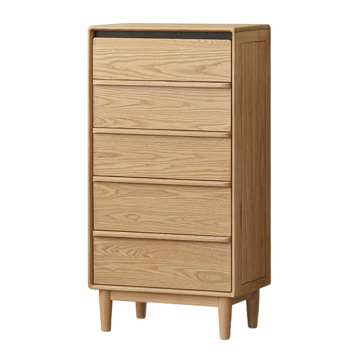 Oak, Ash Solid Wood Modern Storage Drawer Cabinet