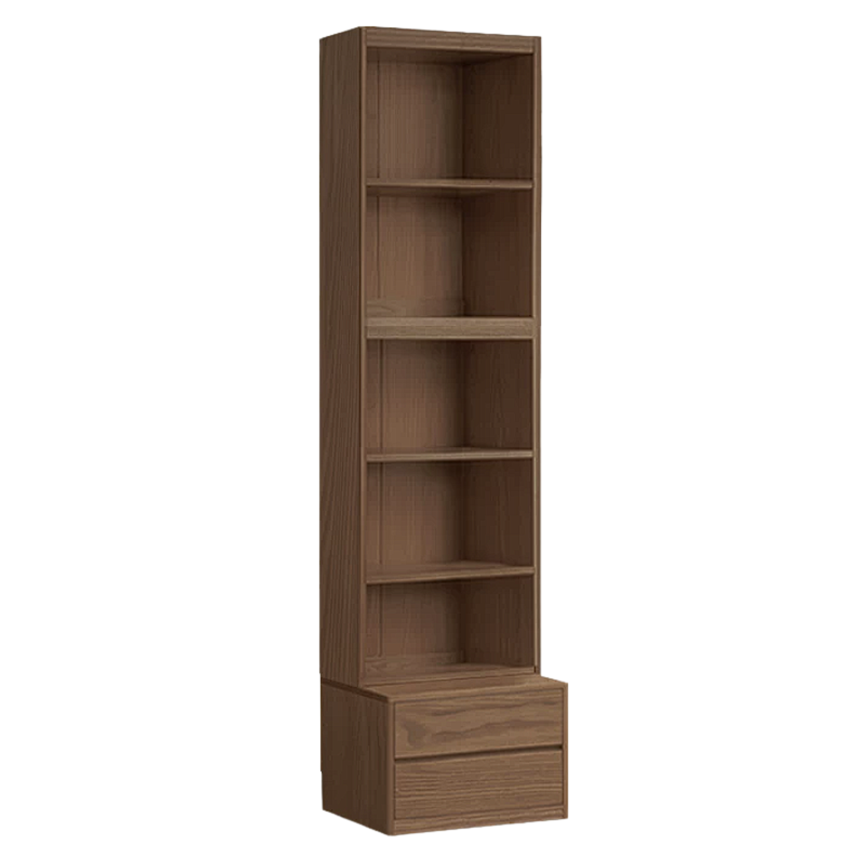Sandalwood, Oak, Ash Solid Wood Combination Bookcase