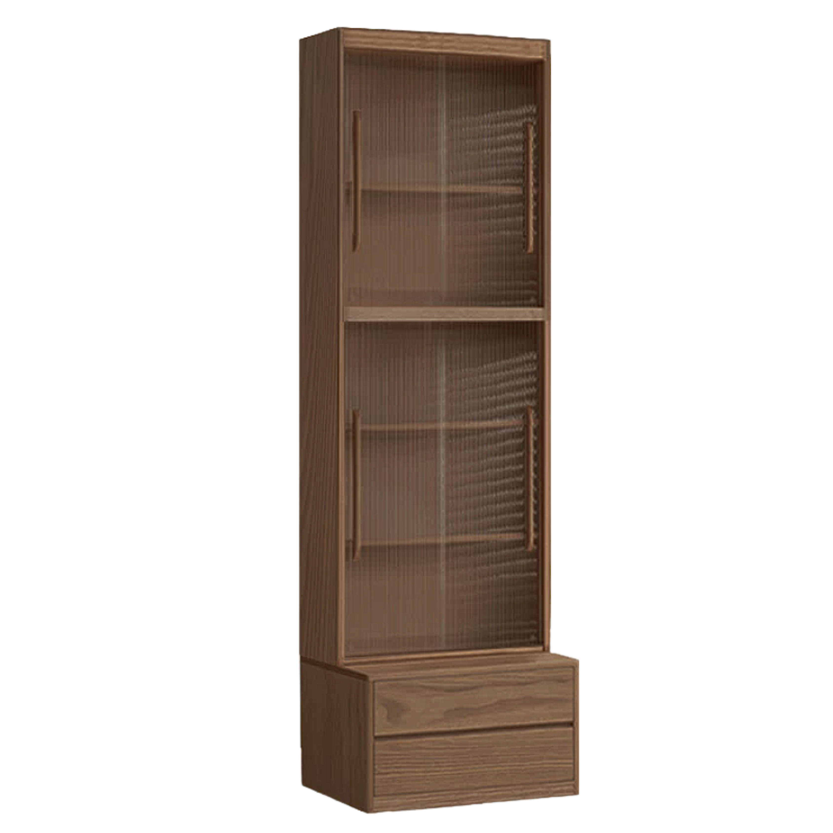 Sandalwood, Oak, Ash Solid Wood Combination Bookcase