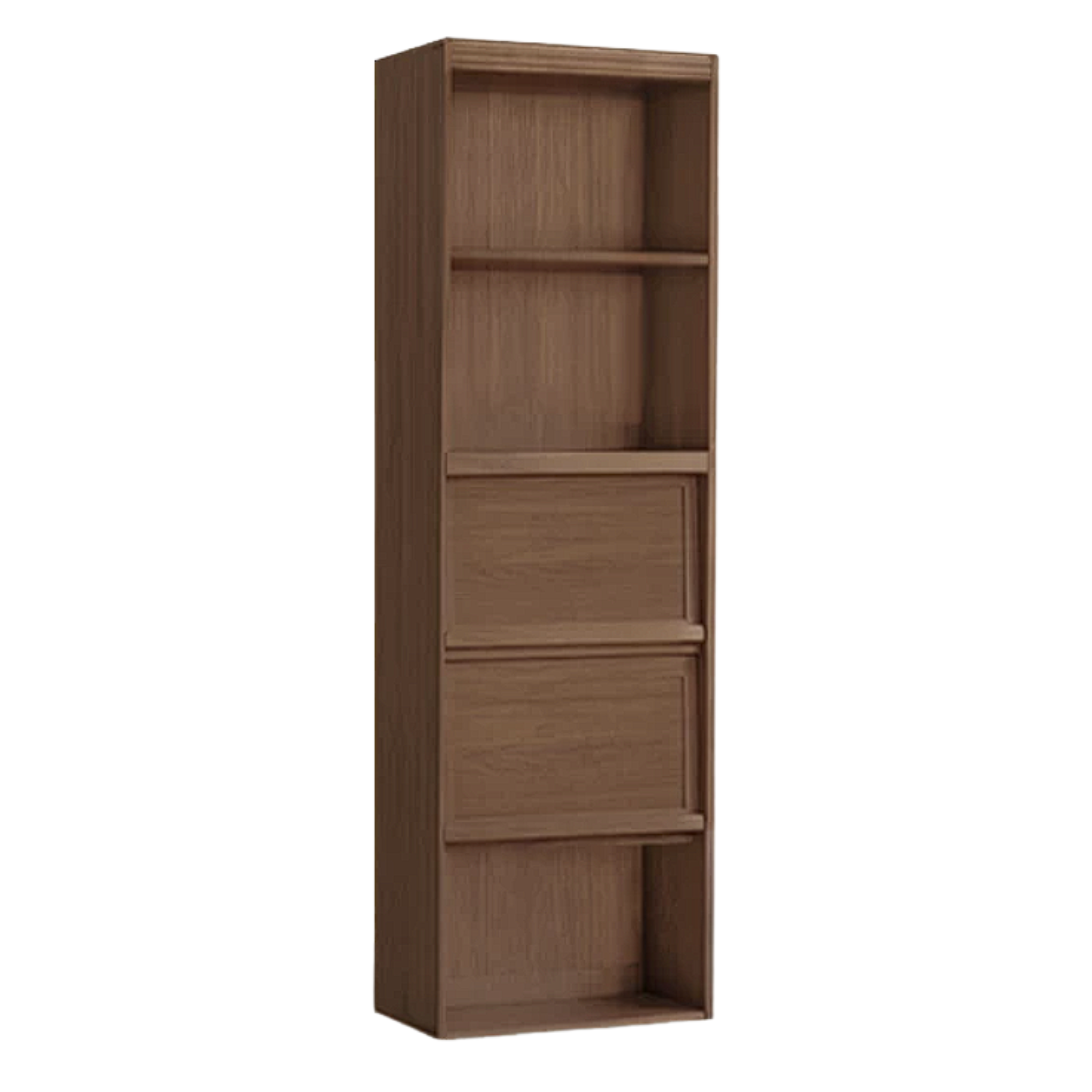 Sandalwood, Oak, Ash Solid Wood Combination Bookcase