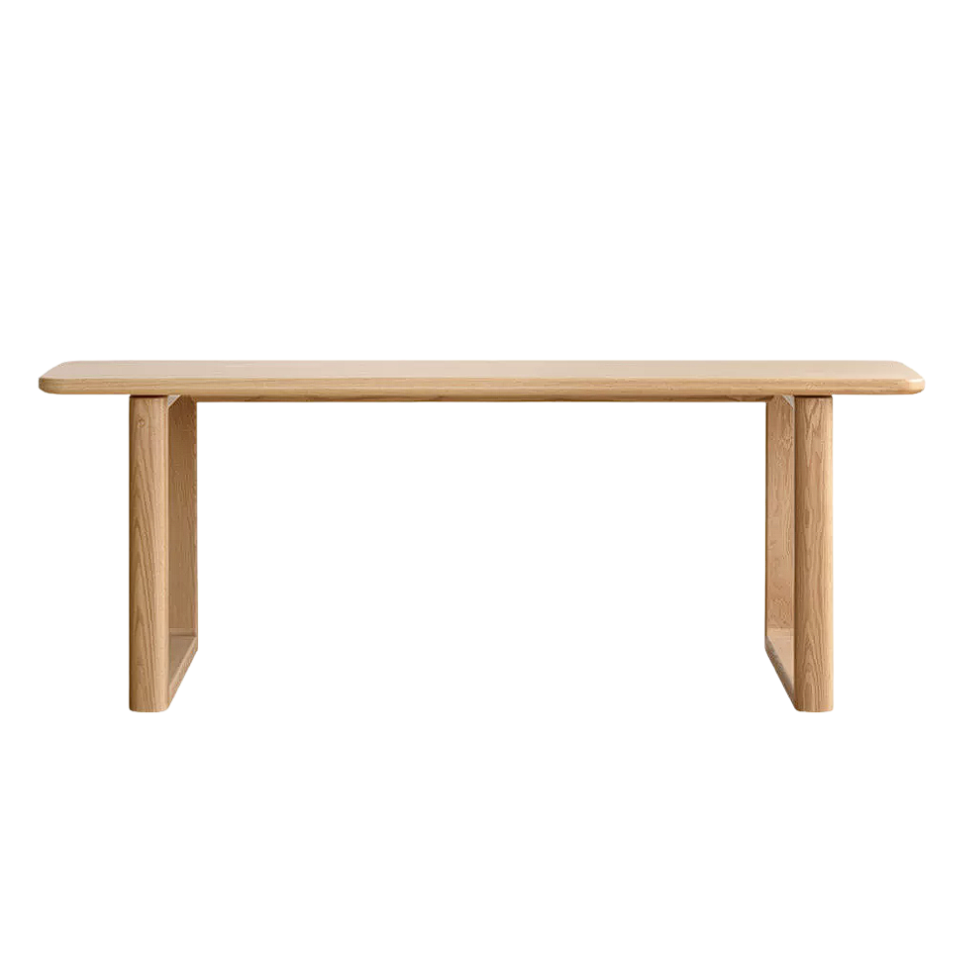 Oak, Ash Solid Wood Large Plate Dining Table
