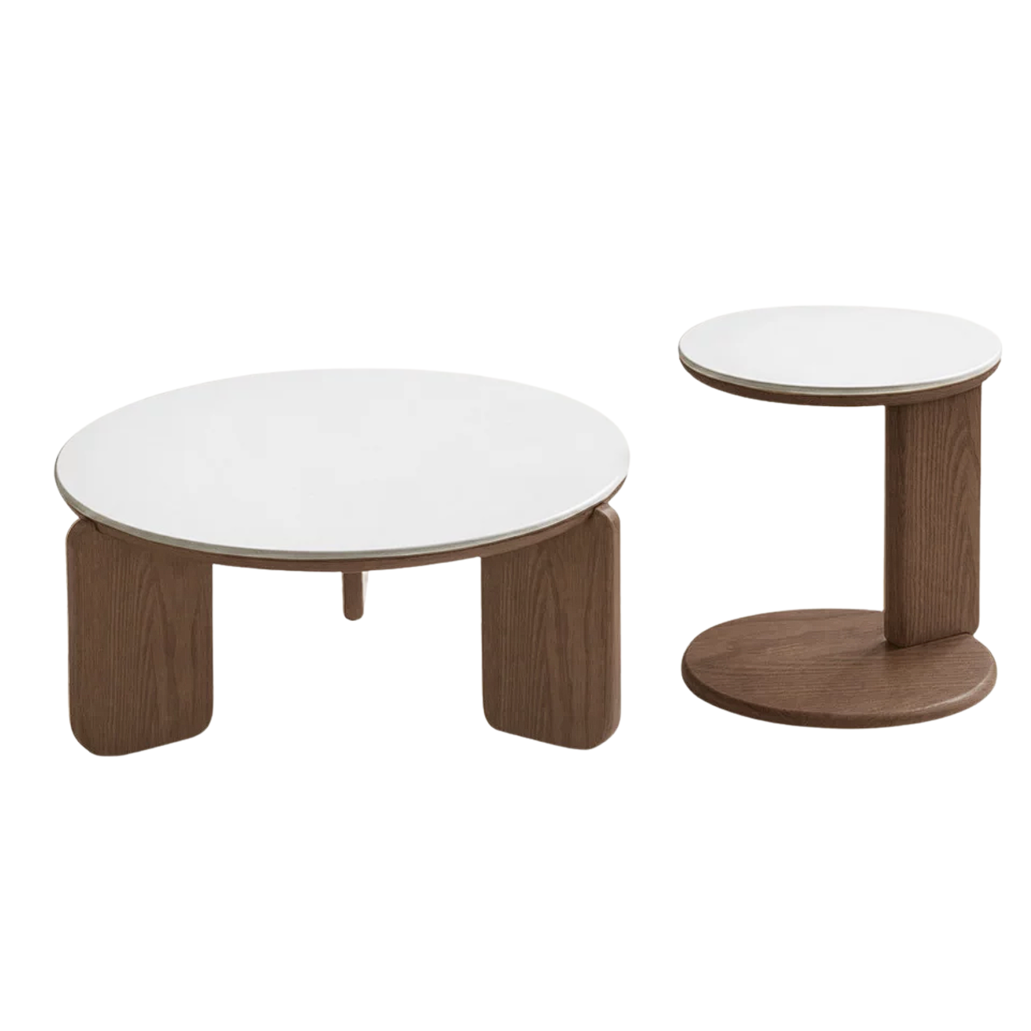 Oak, Ash, White Ash, Tulipwood Solid Wood Slate Coffee Table