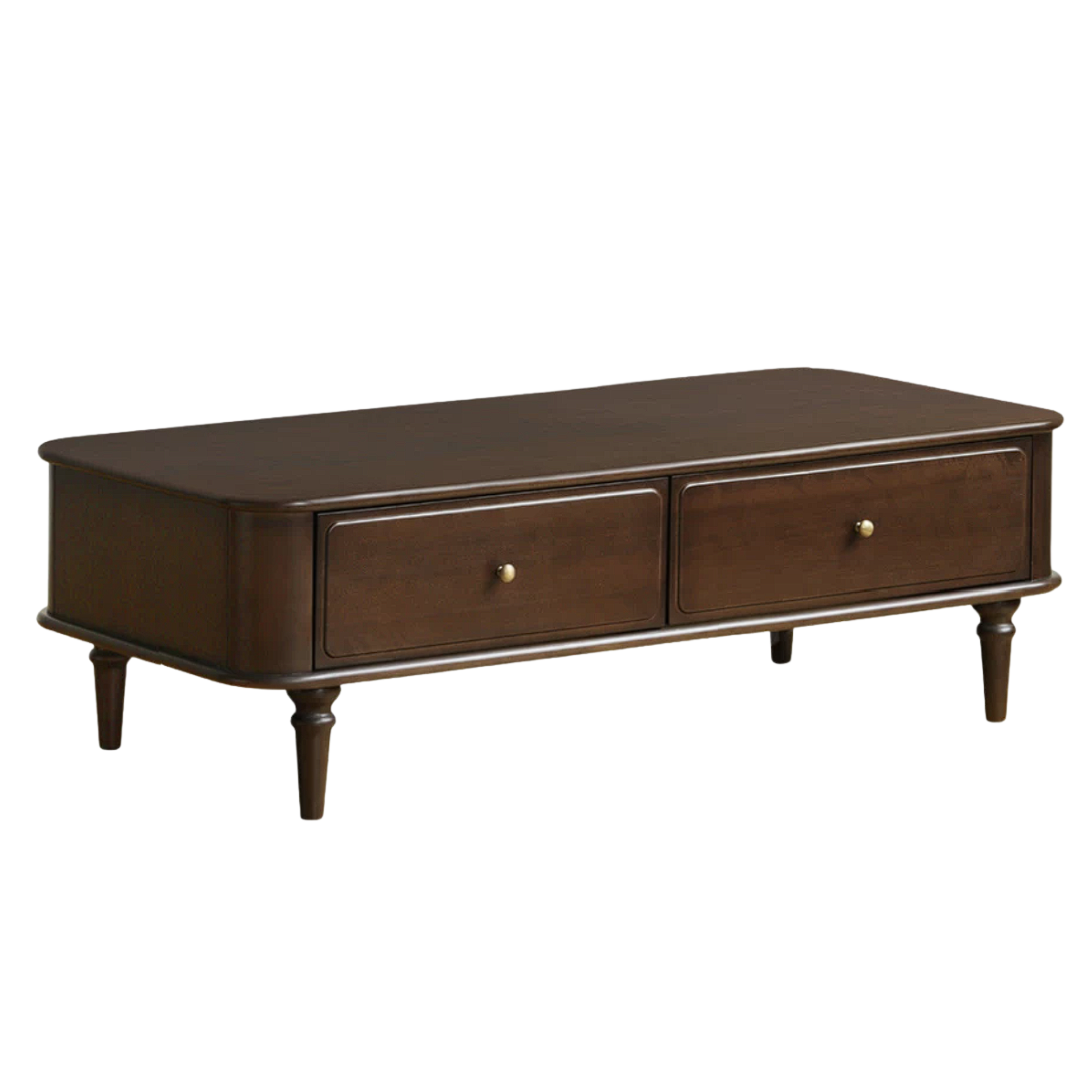 Poplar Solid Wood American Rectangular Coffee Table