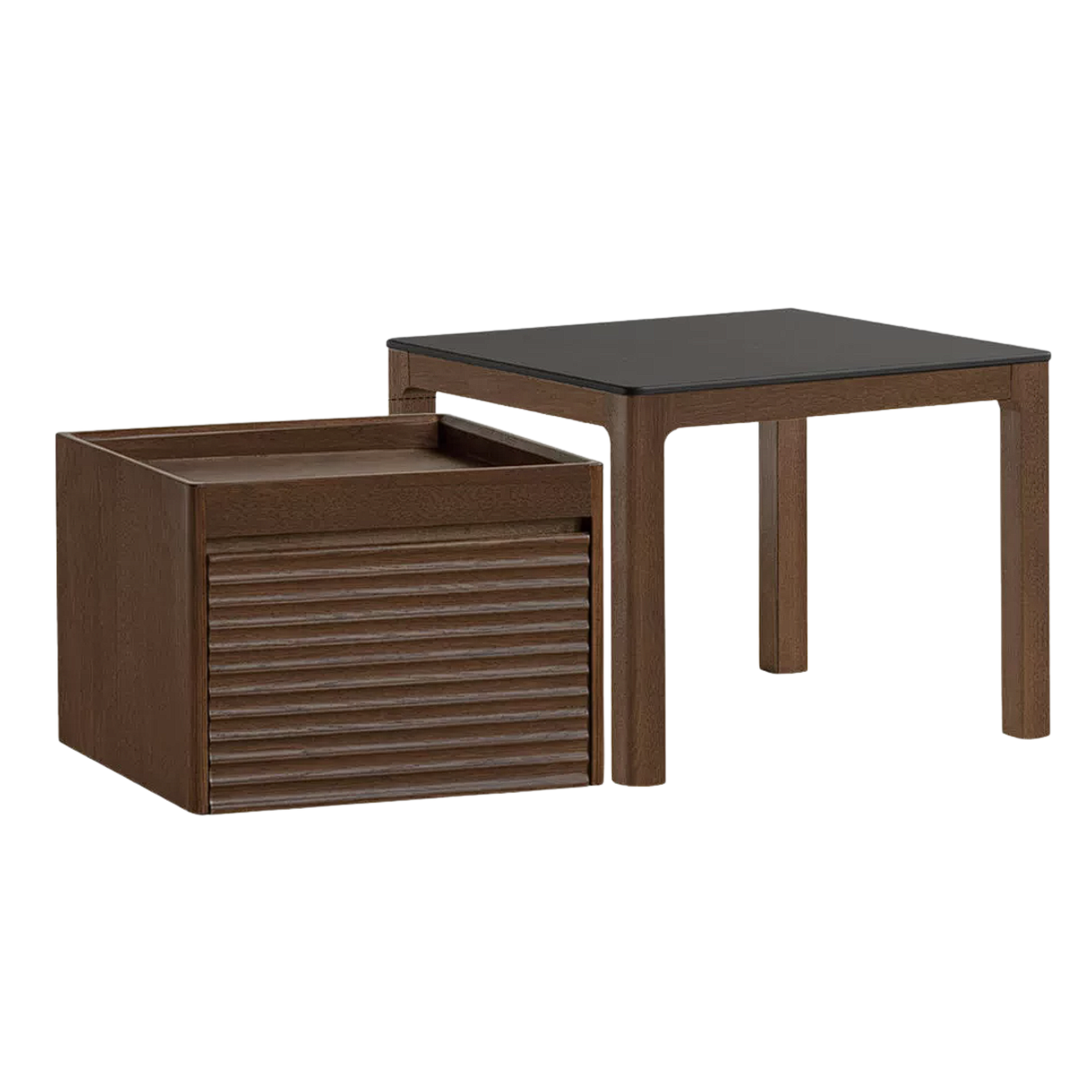 Black Walnut, Oak, Catalpa Solid Wood Movable Modular Tables