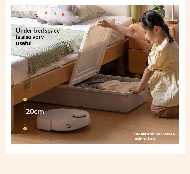 Beech solid wood Kids Bed with Round Headboard and Adjustable Height Legs