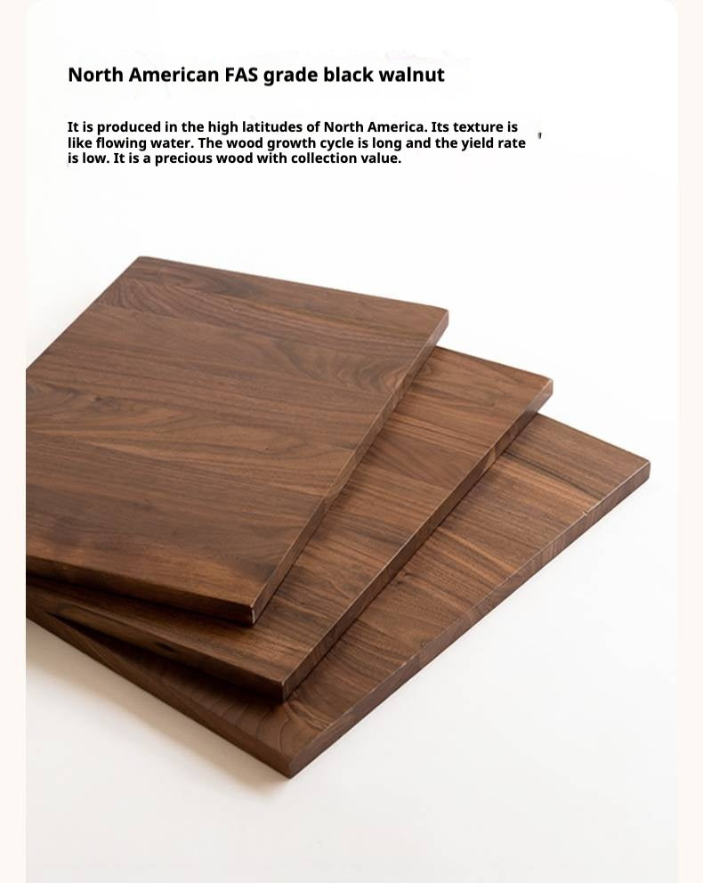 Black Walnut, Ash, Oak Solid Wood Makeup Soft Stool