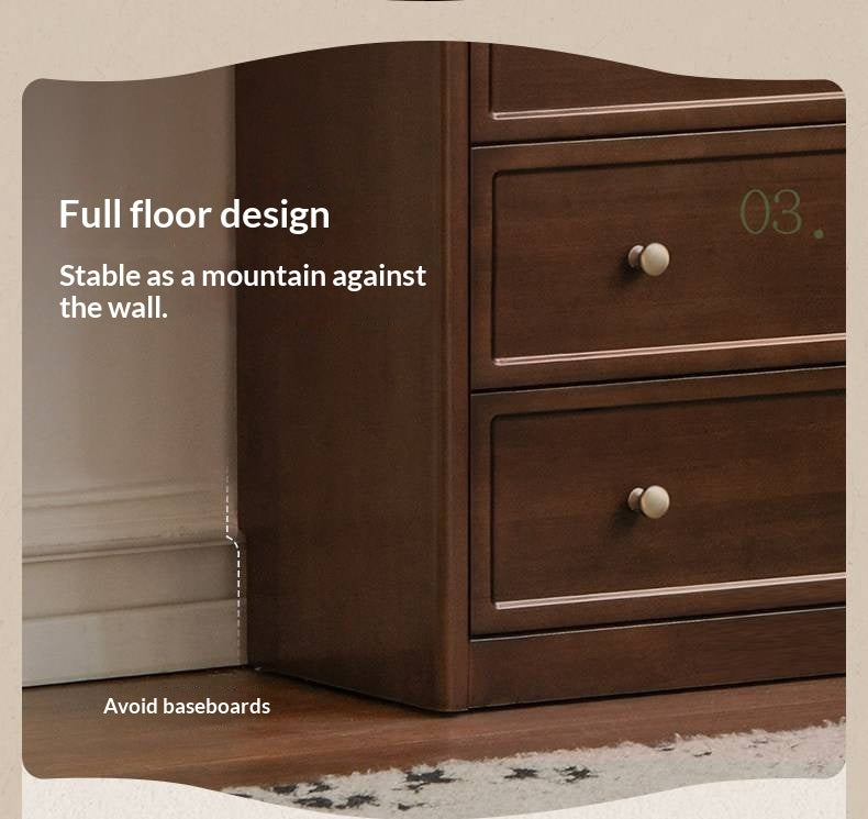 Poplar Solid Wood French Retro Style Floor Standing Display Bookcase