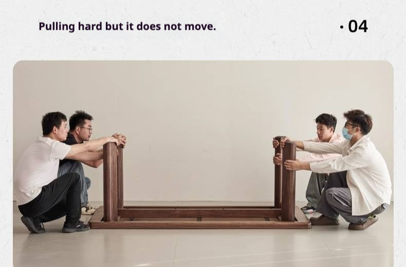 Black Walnut Solid Wood Dining Table