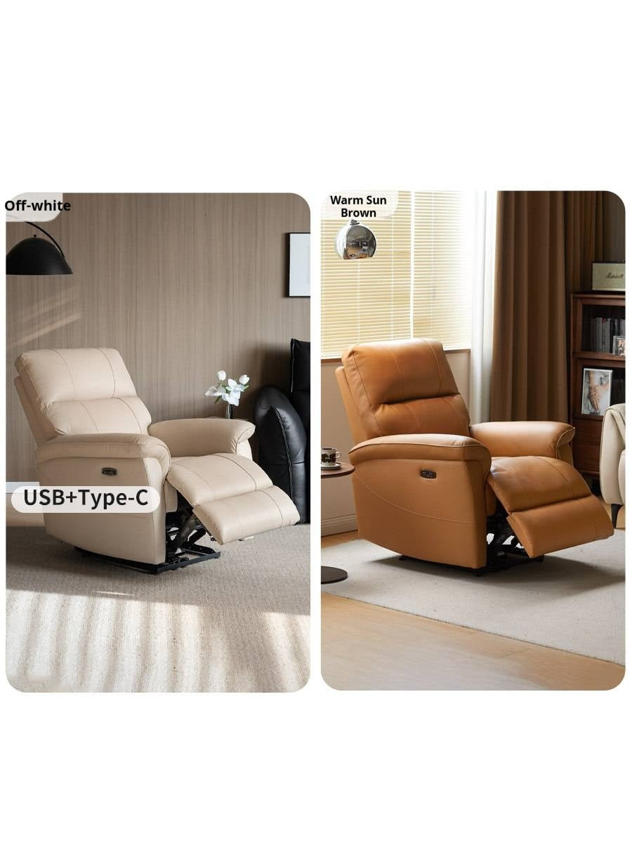 Genuine Leather Electric Recliner Chair