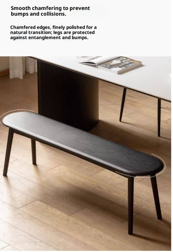 Oak Solid Wood Long Vintage Bench