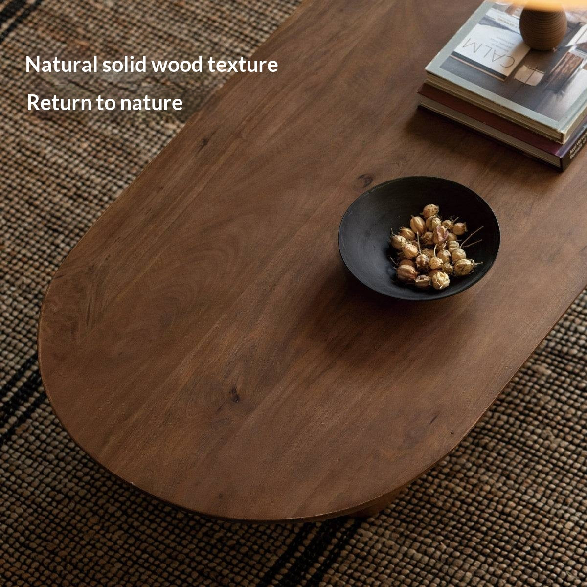 Mango Solid Wood Wabi Sabi Style Coffee Table