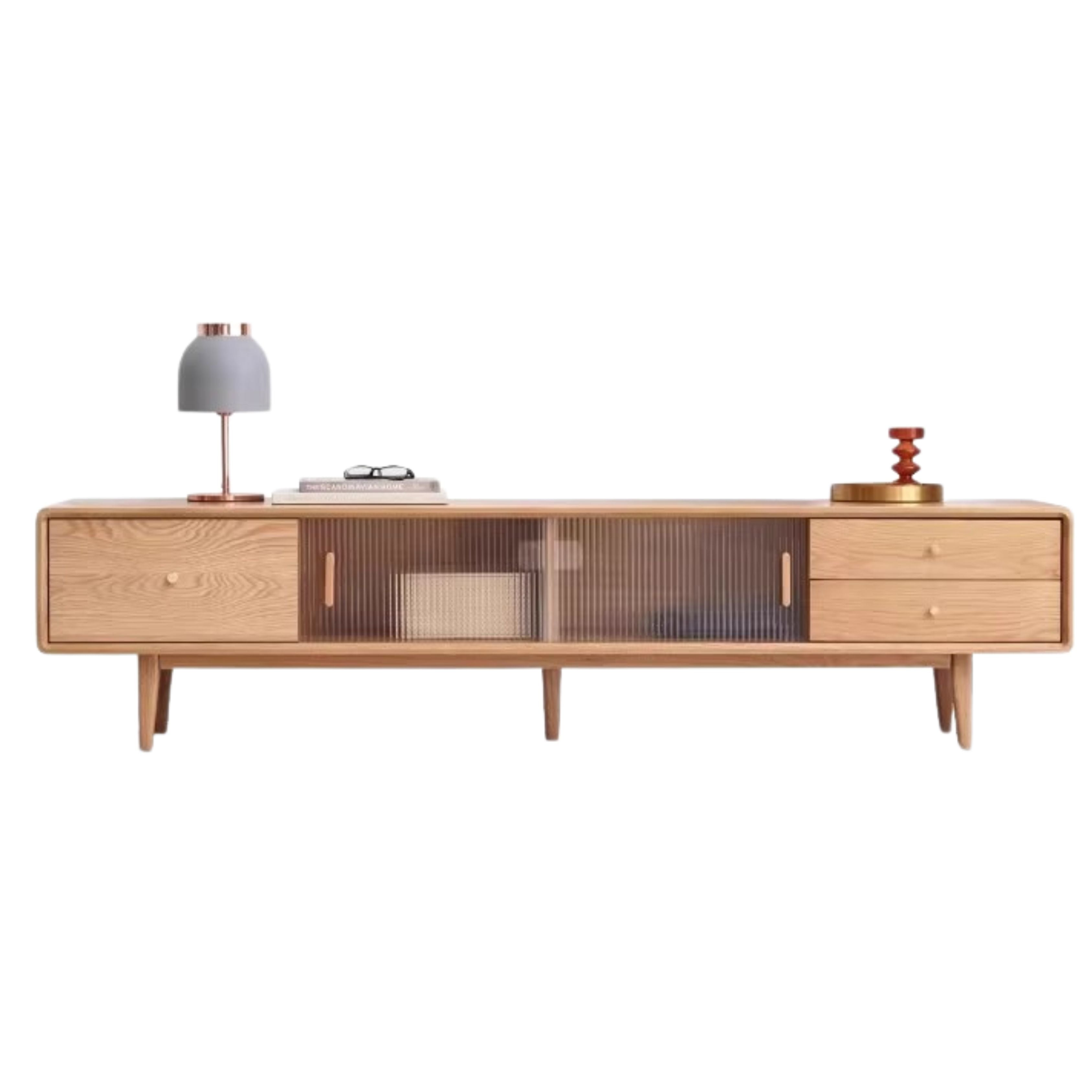 Oak Solid Wood TV Stand