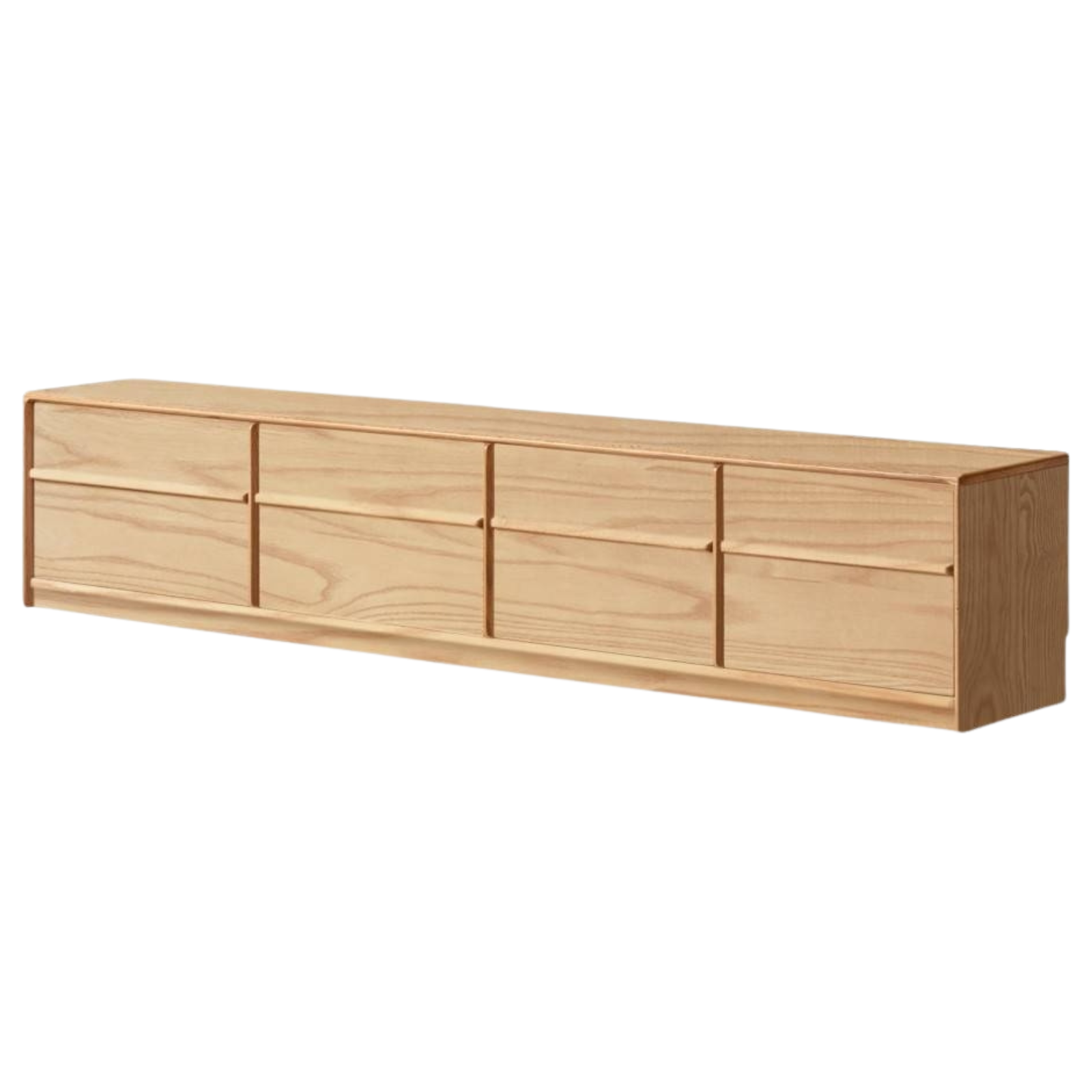 Ash Solid Wood Wabi-Sabi Style TV Cabinet