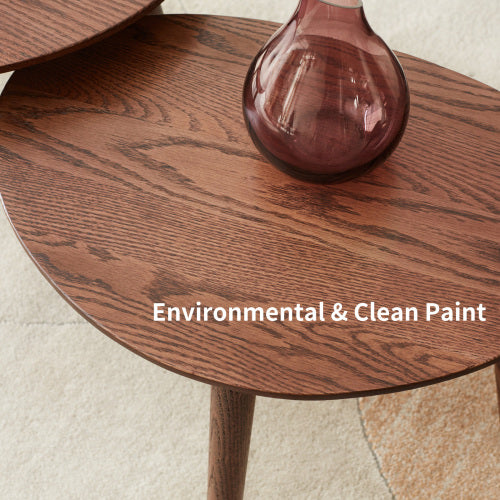 Oak Solid Wood Combination Shape Side Table
