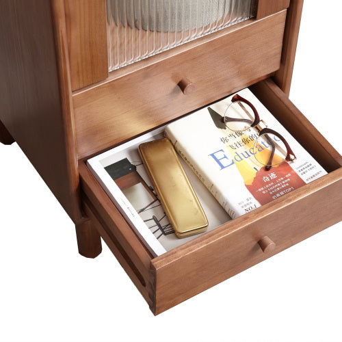 Oak, Ash Solid Wood Side Cabinet