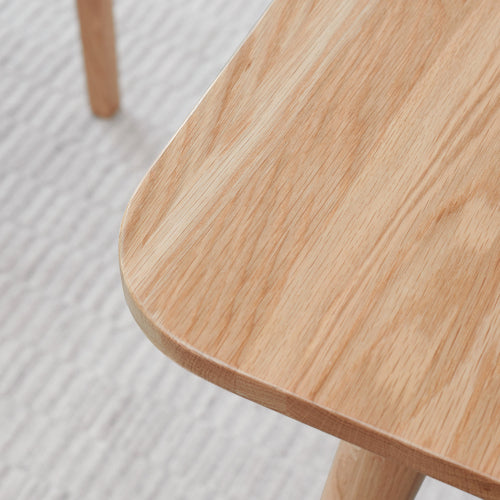 Oak Solid Wood Retractable Folding Dining Table