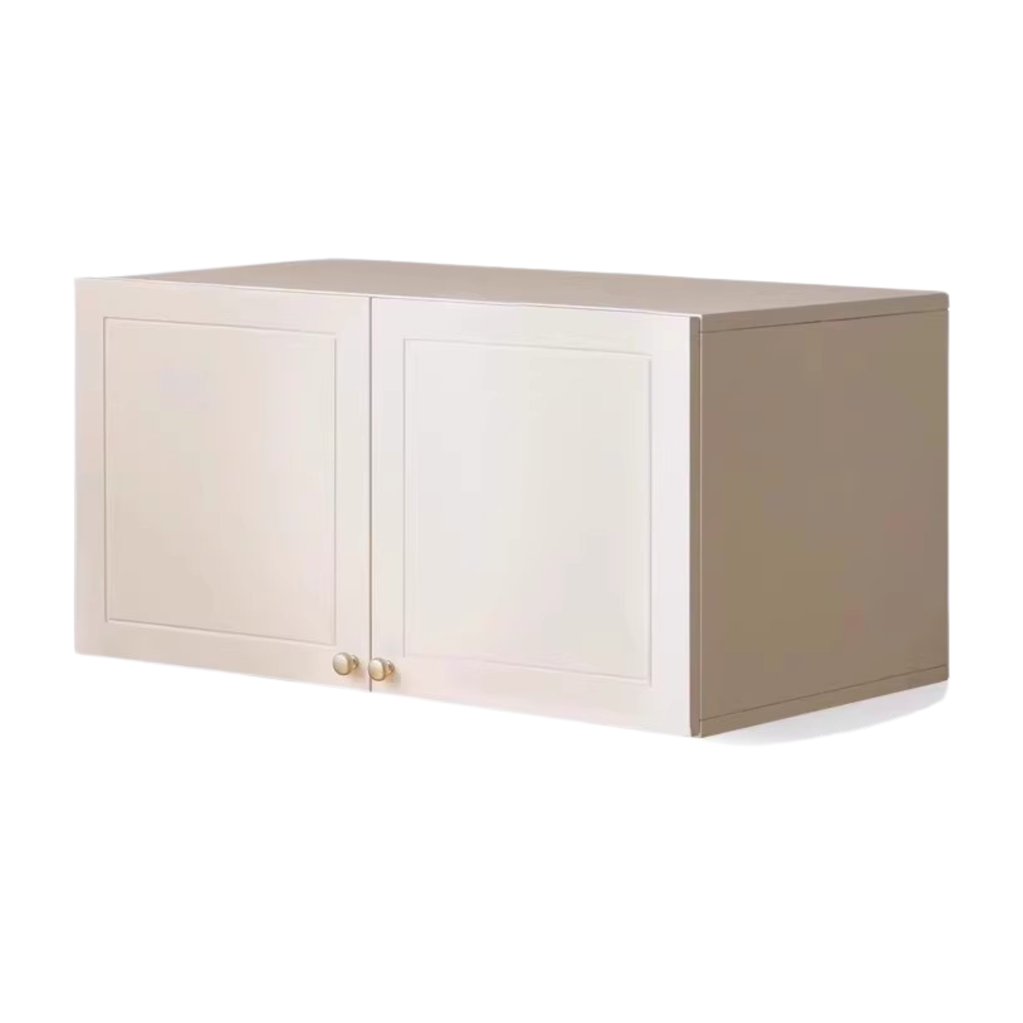 Pine Solid Wood Wardrobe French Cream Style.