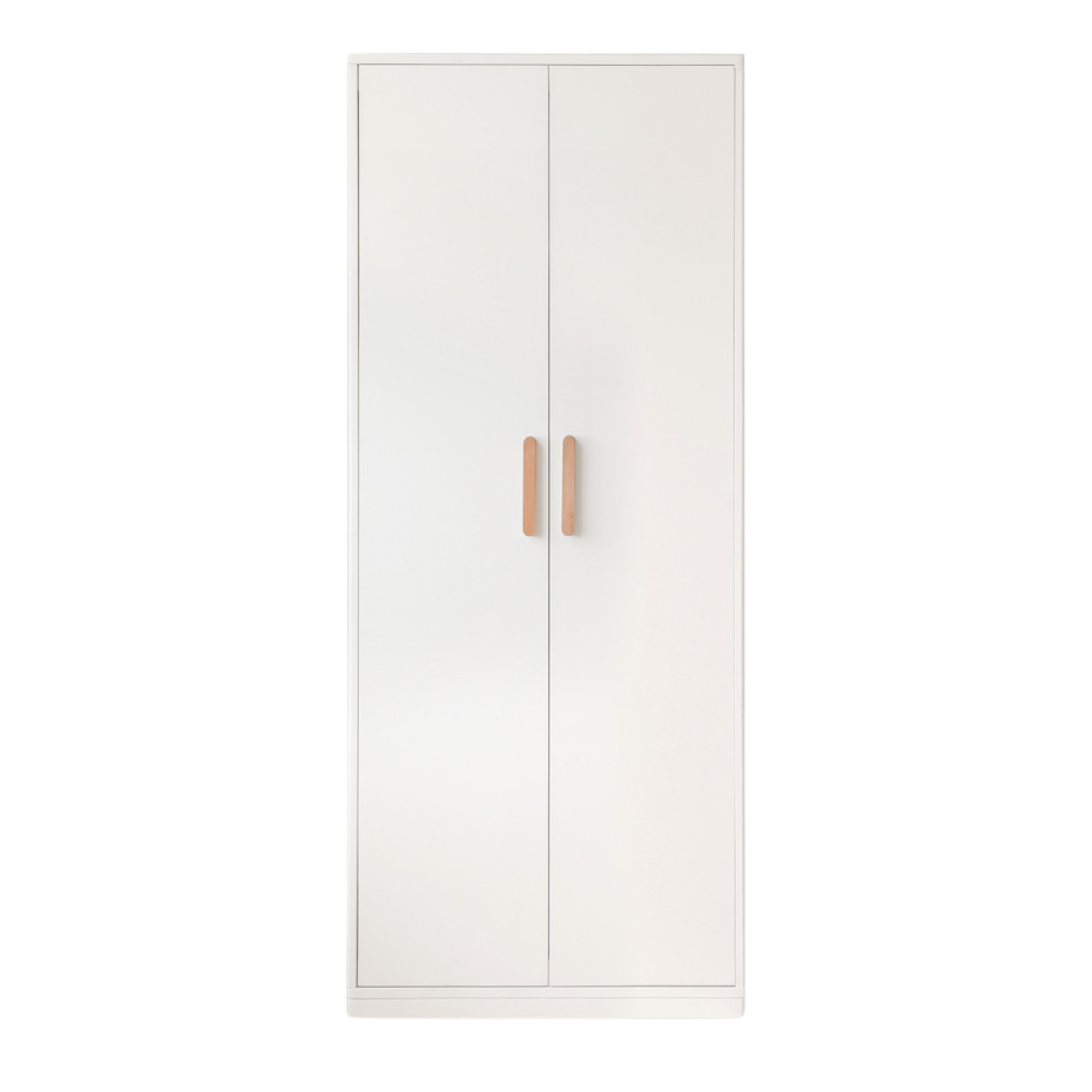 Pine Solid Wood Wardrobe Cream Style.