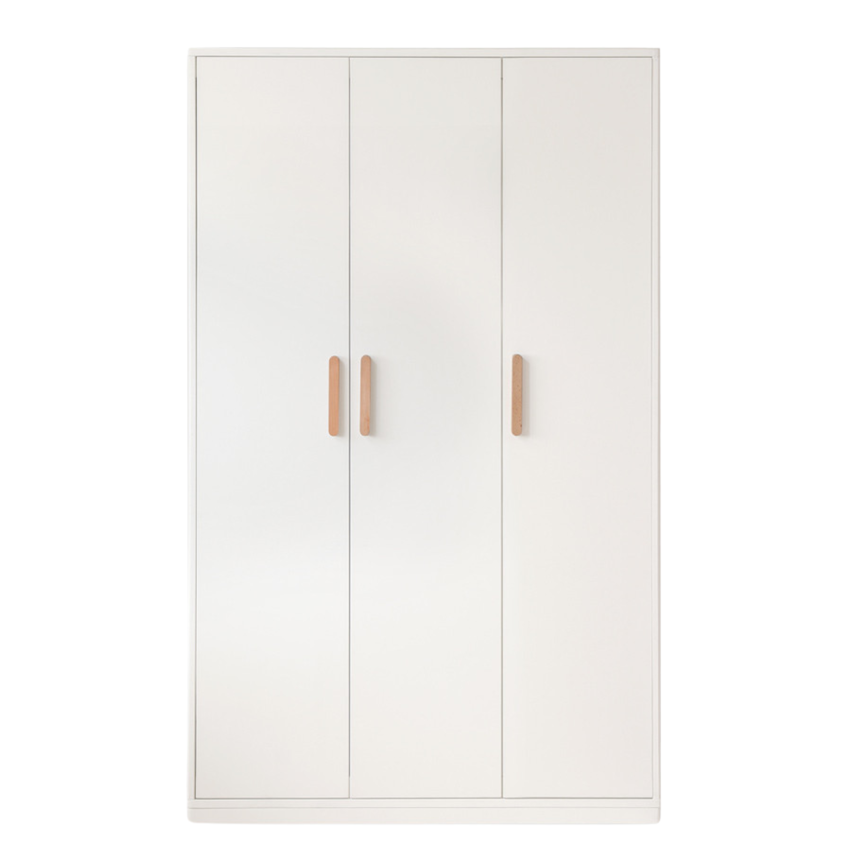 Pine Solid Wood Wardrobe Cream Style.