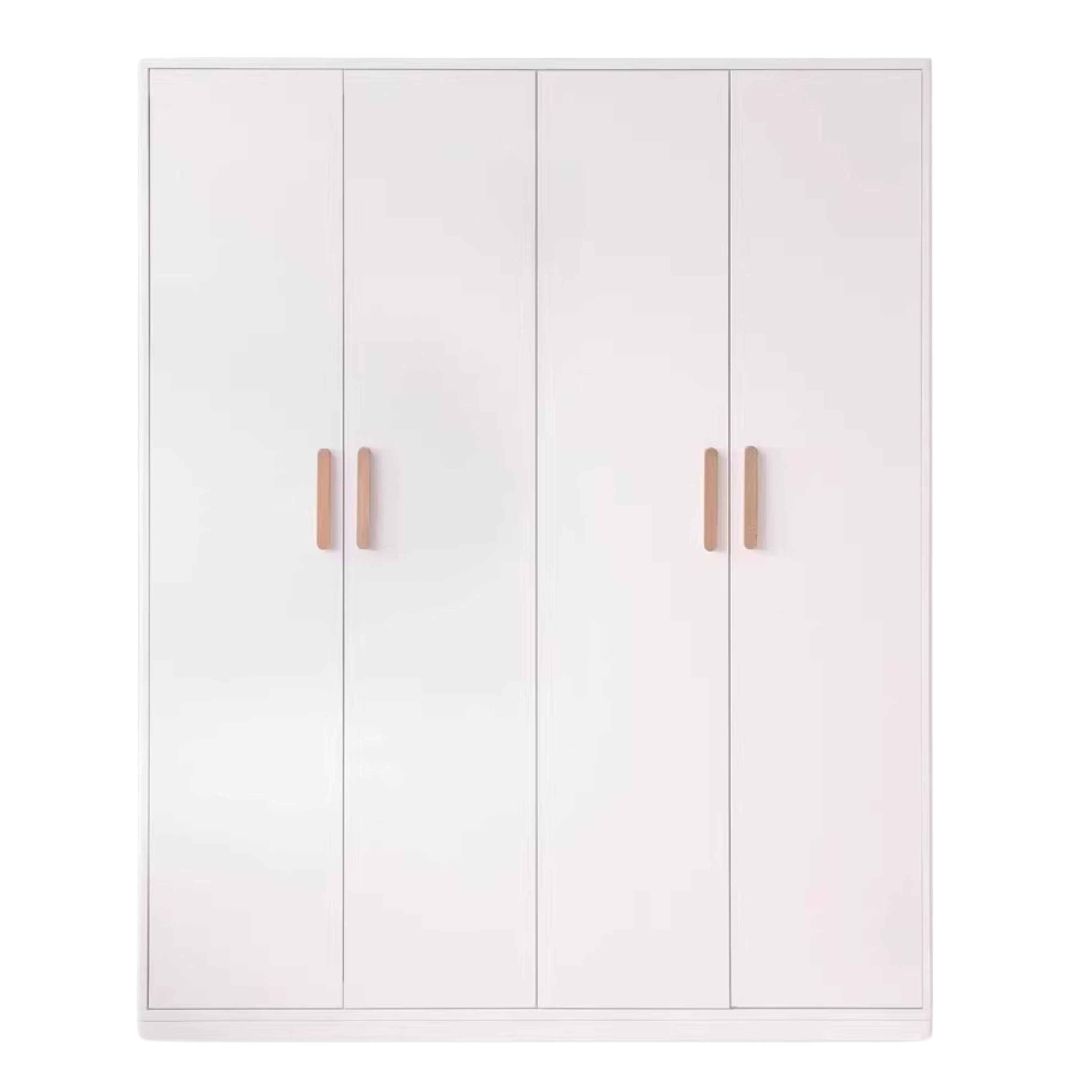 Pine Solid Wood Wardrobe Cream Style.