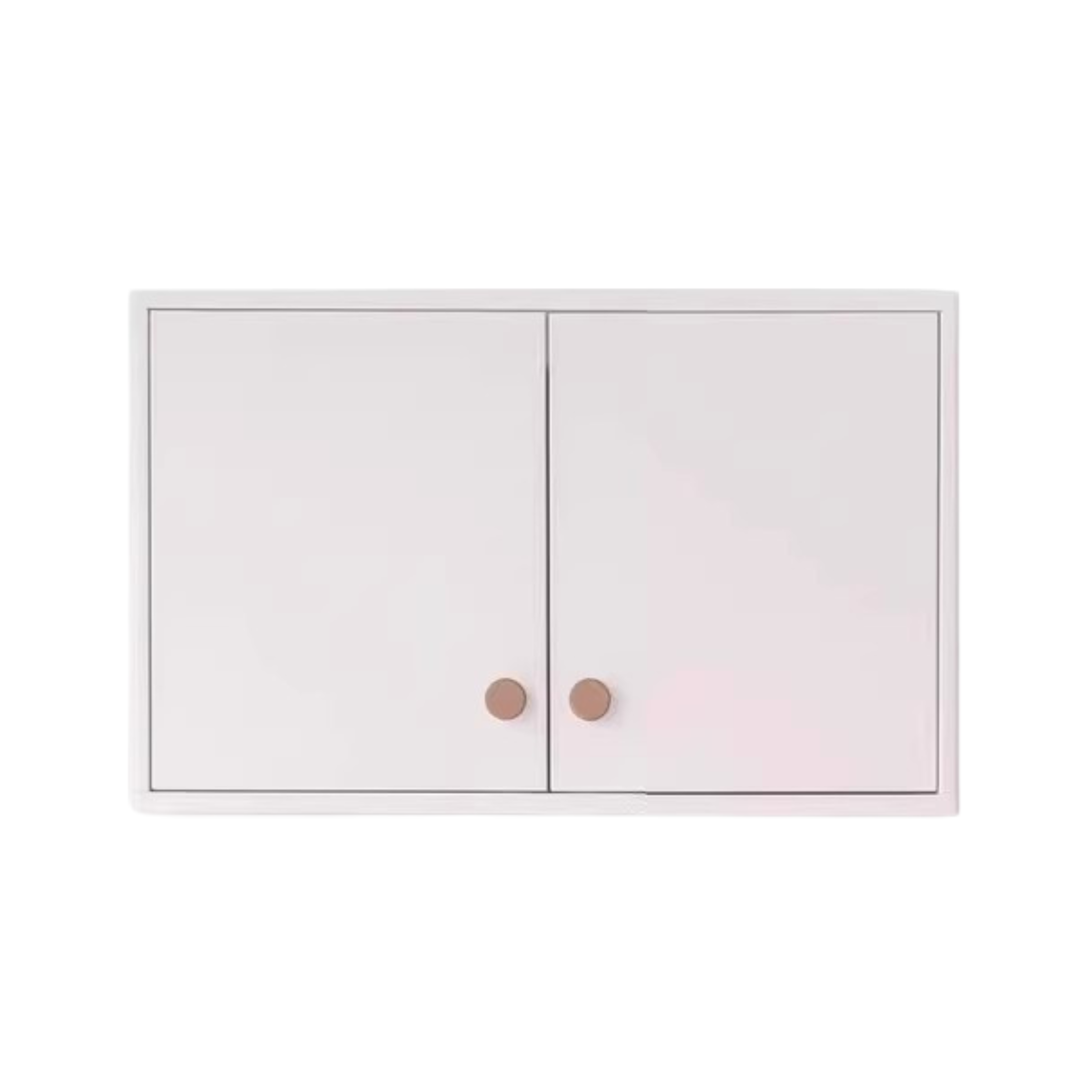 Pine Solid Wood Wardrobe Cream Style.