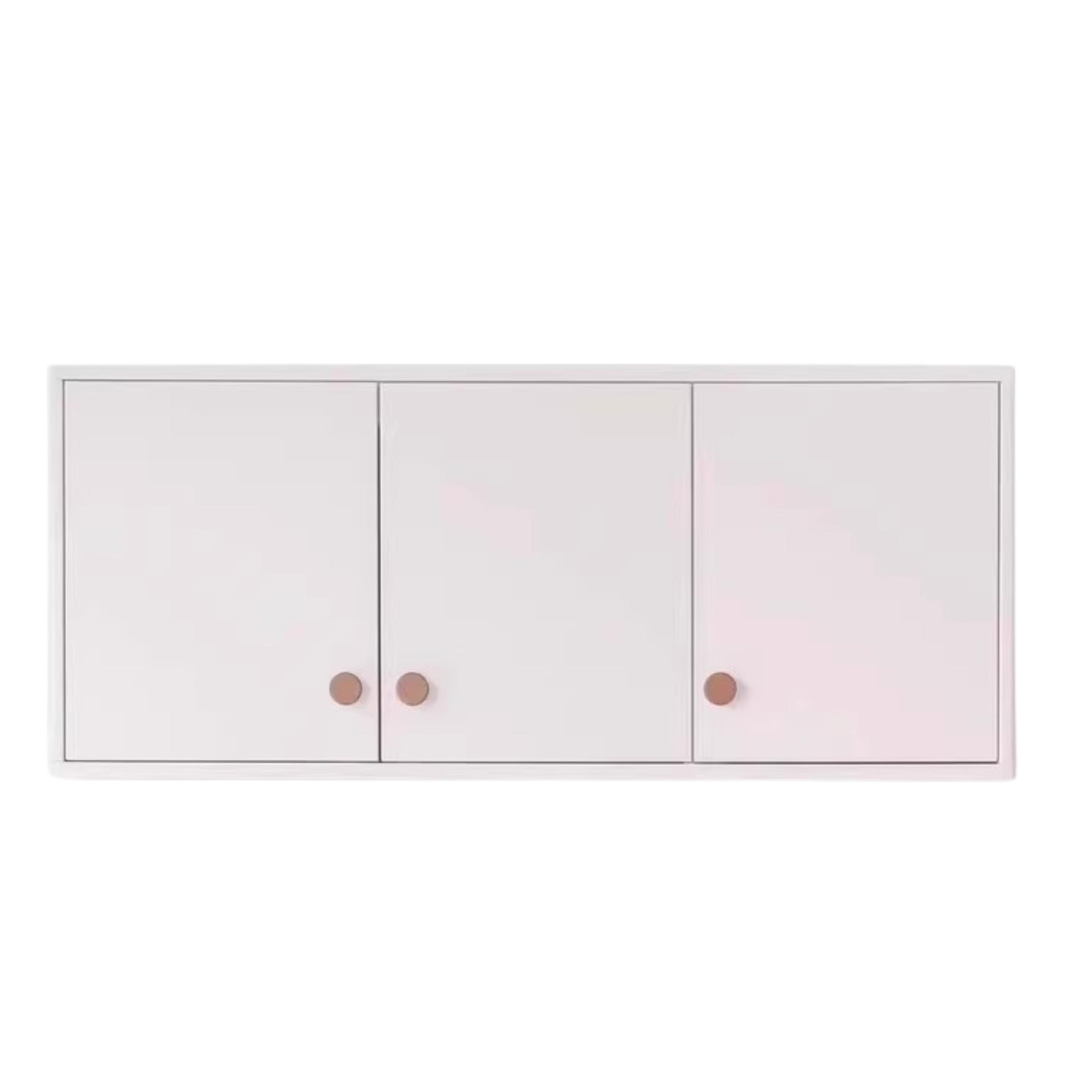 Pine Solid Wood Wardrobe Cream Style.