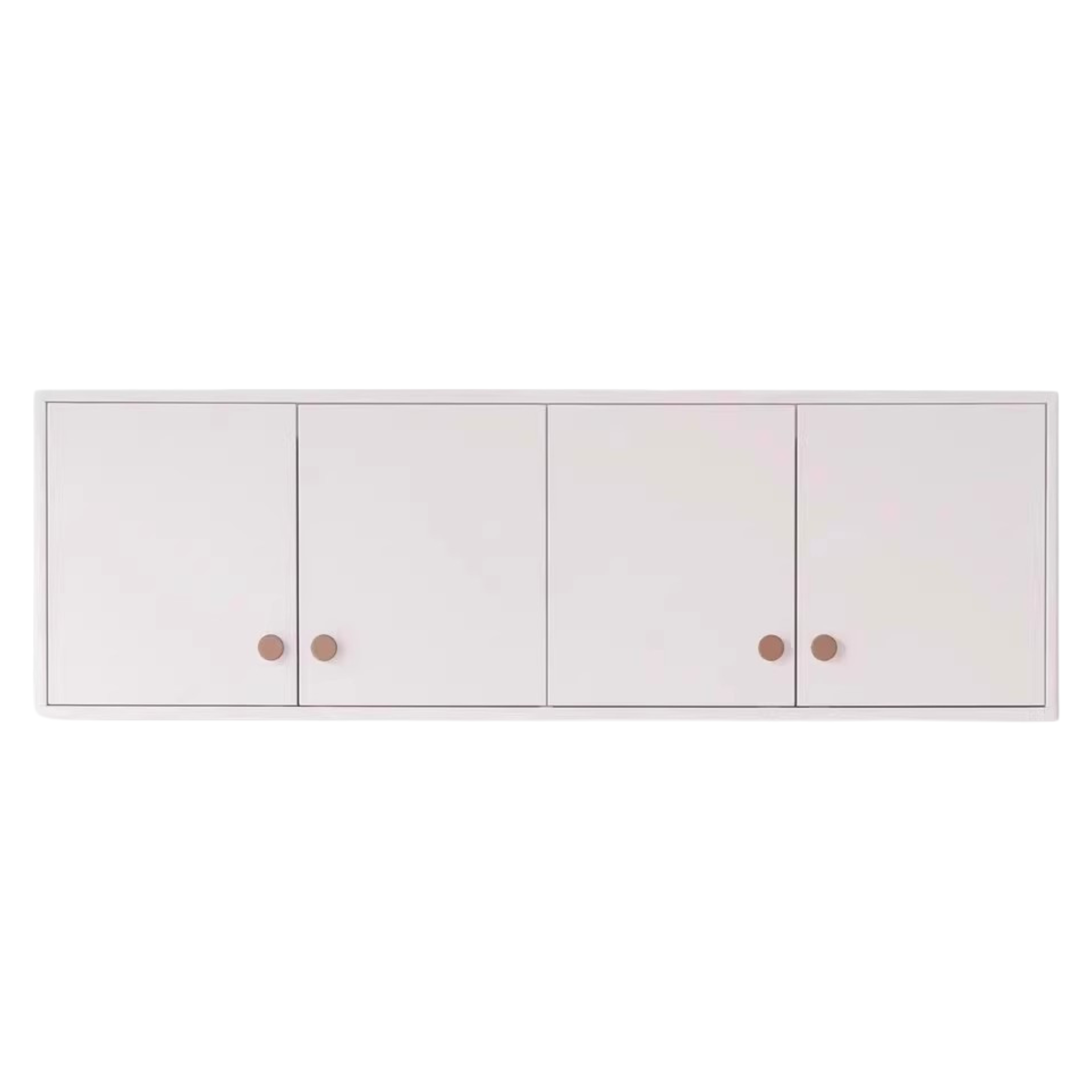 Pine Solid Wood Wardrobe Cream Style.