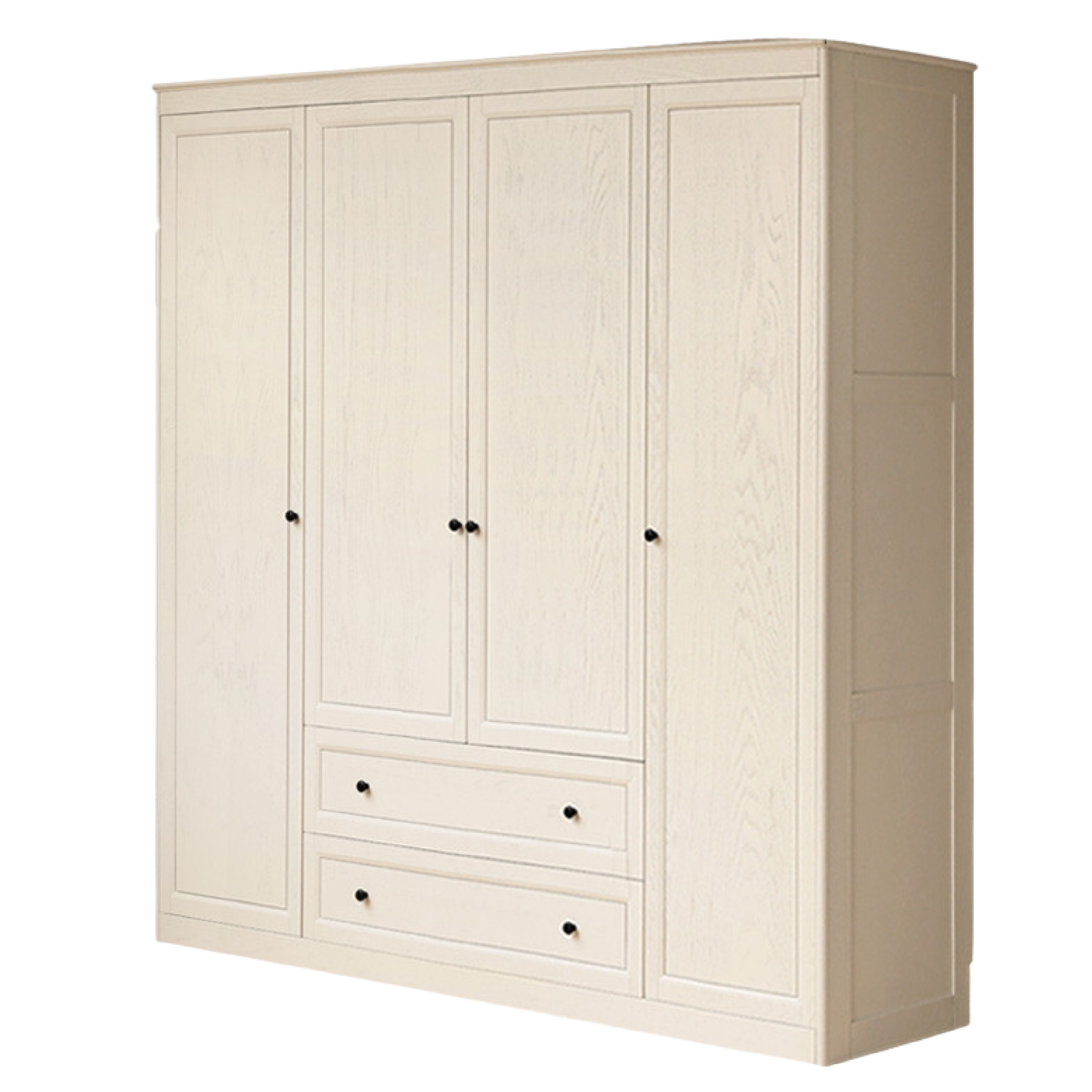Oak Solid Wood American Style Wardrobe.