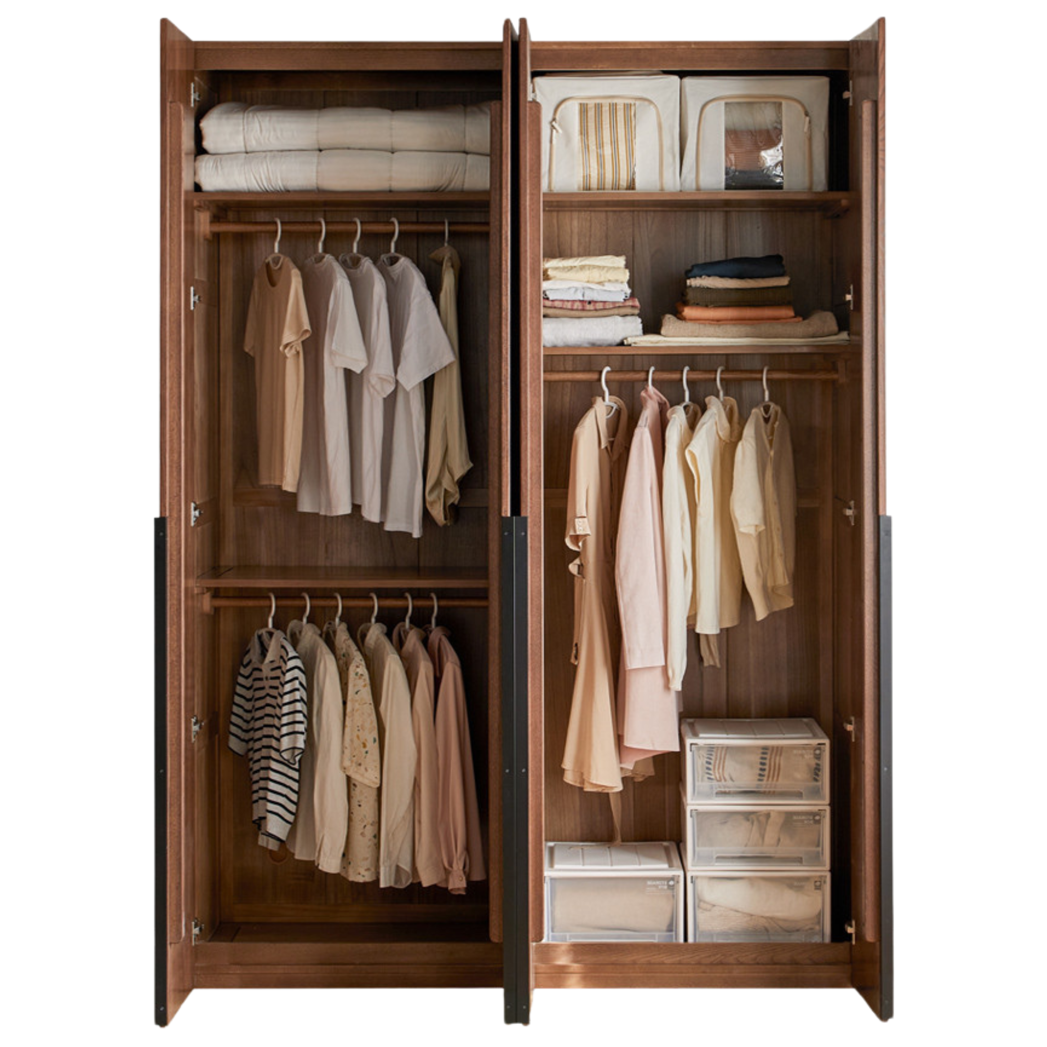 Oak Solid Wood Wardrobe.
