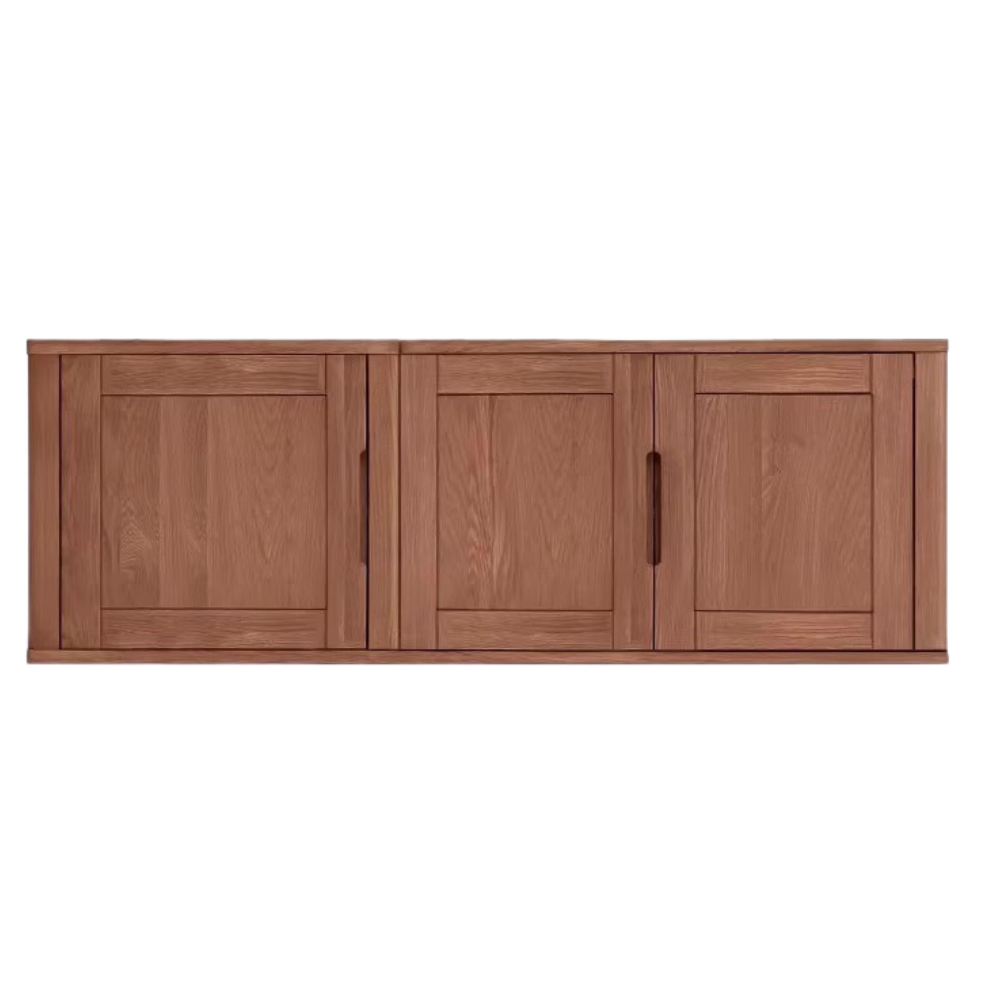 Oak Solid Wood Walnut Color Wardrobe.