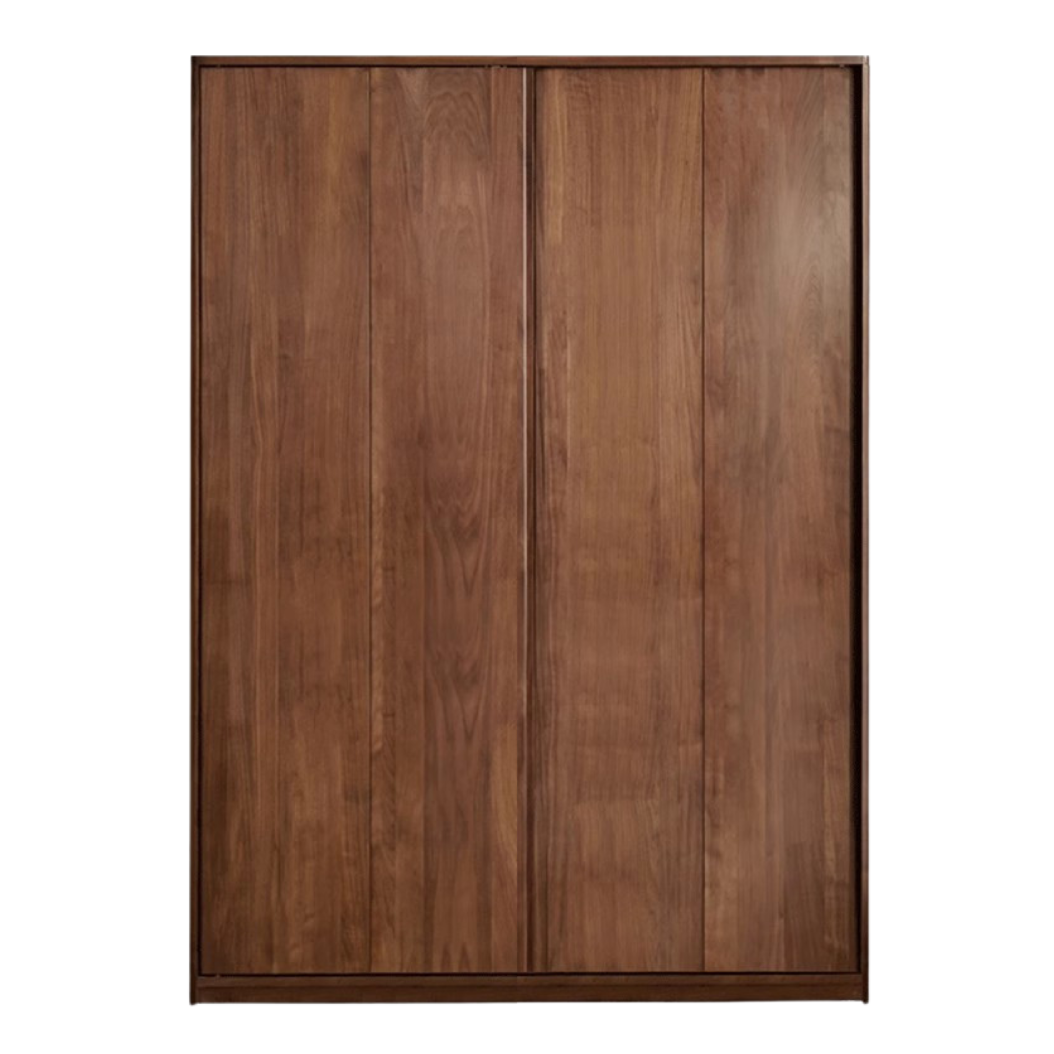 Black Walnut, Sandalwood Sliding Door Wardrobe.