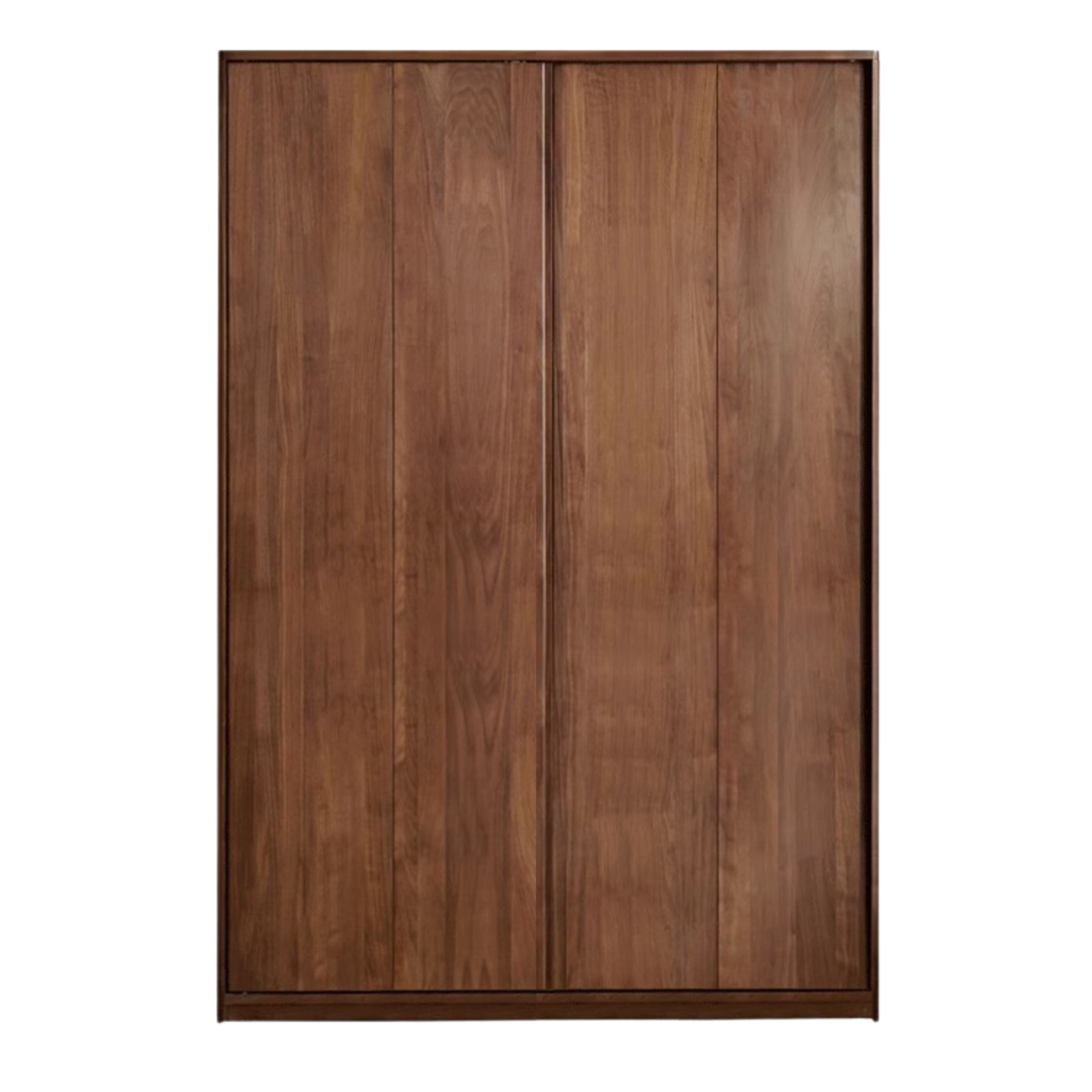 Black Walnut, Sandalwood Sliding Door Wardrobe.