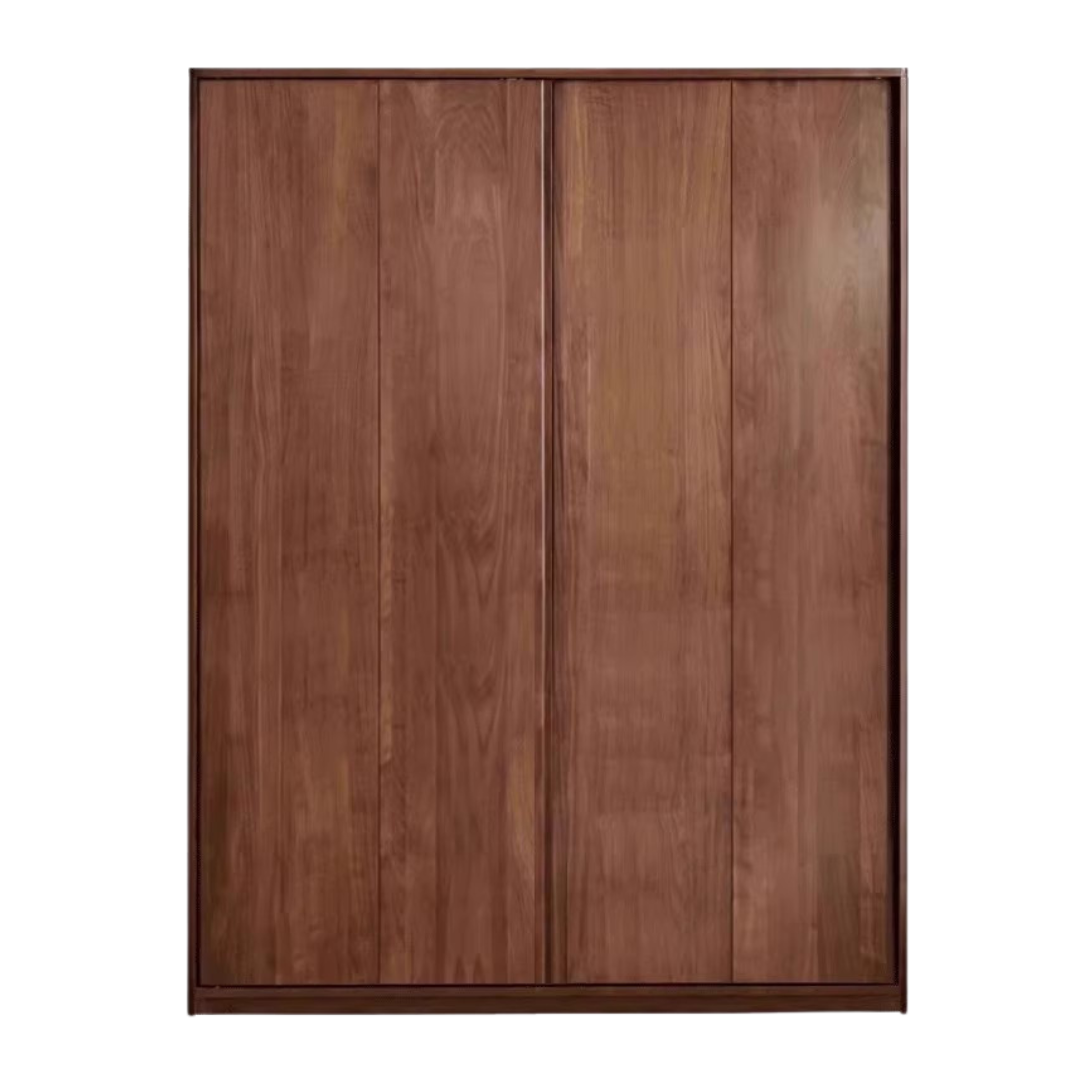 Black Walnut, Sandalwood Sliding Door Wardrobe.