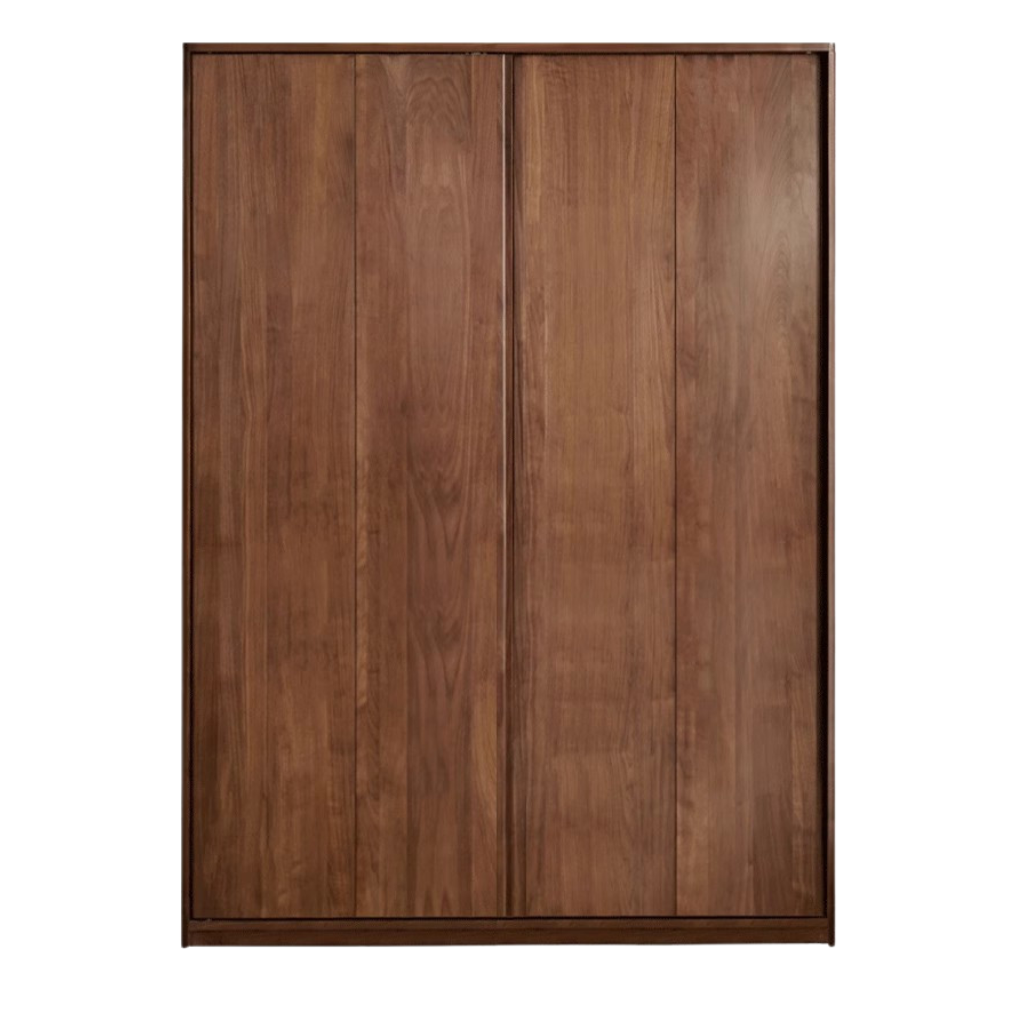 Black Walnut, Sandalwood Sliding Door Wardrobe.