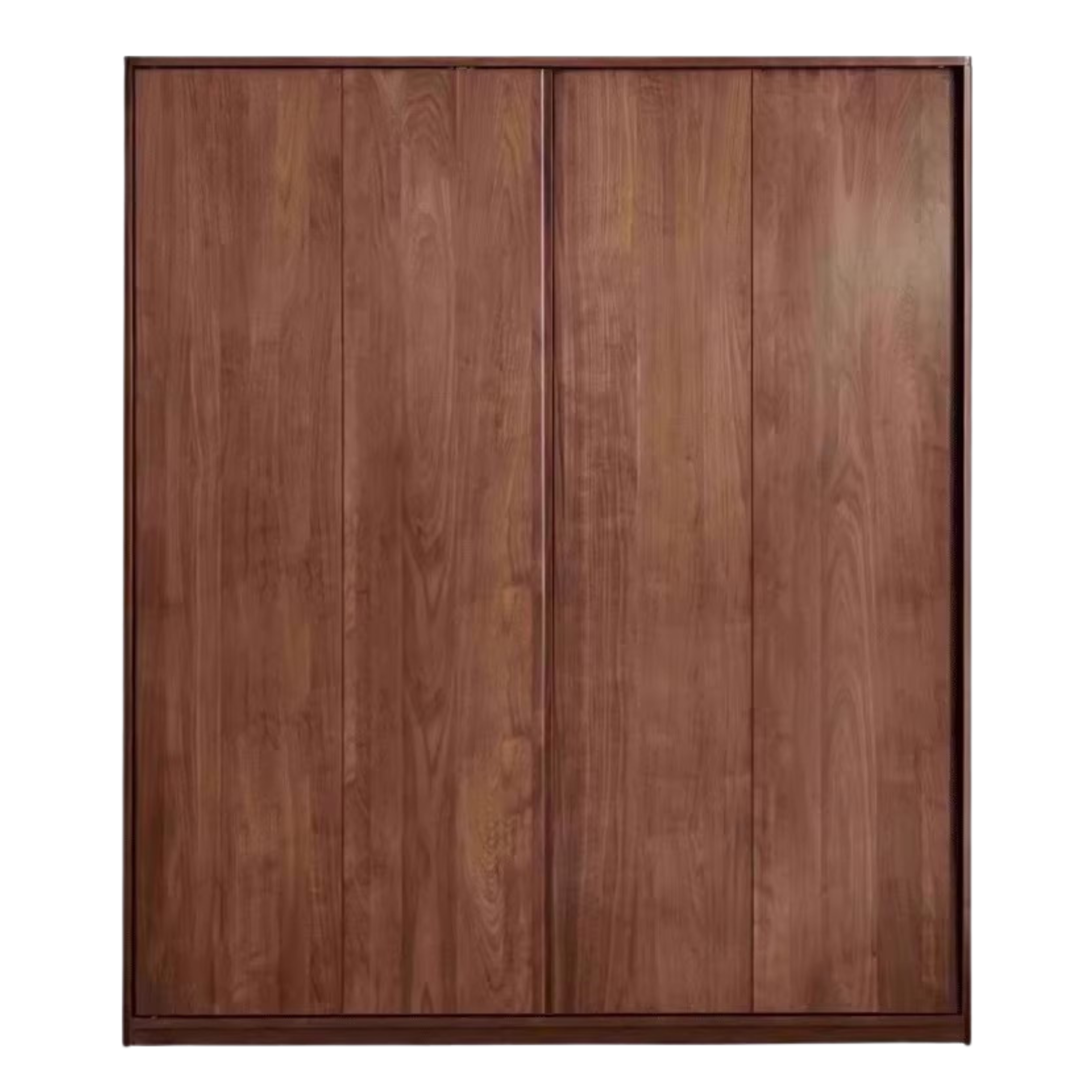 Black Walnut, Sandalwood Sliding Door Wardrobe.