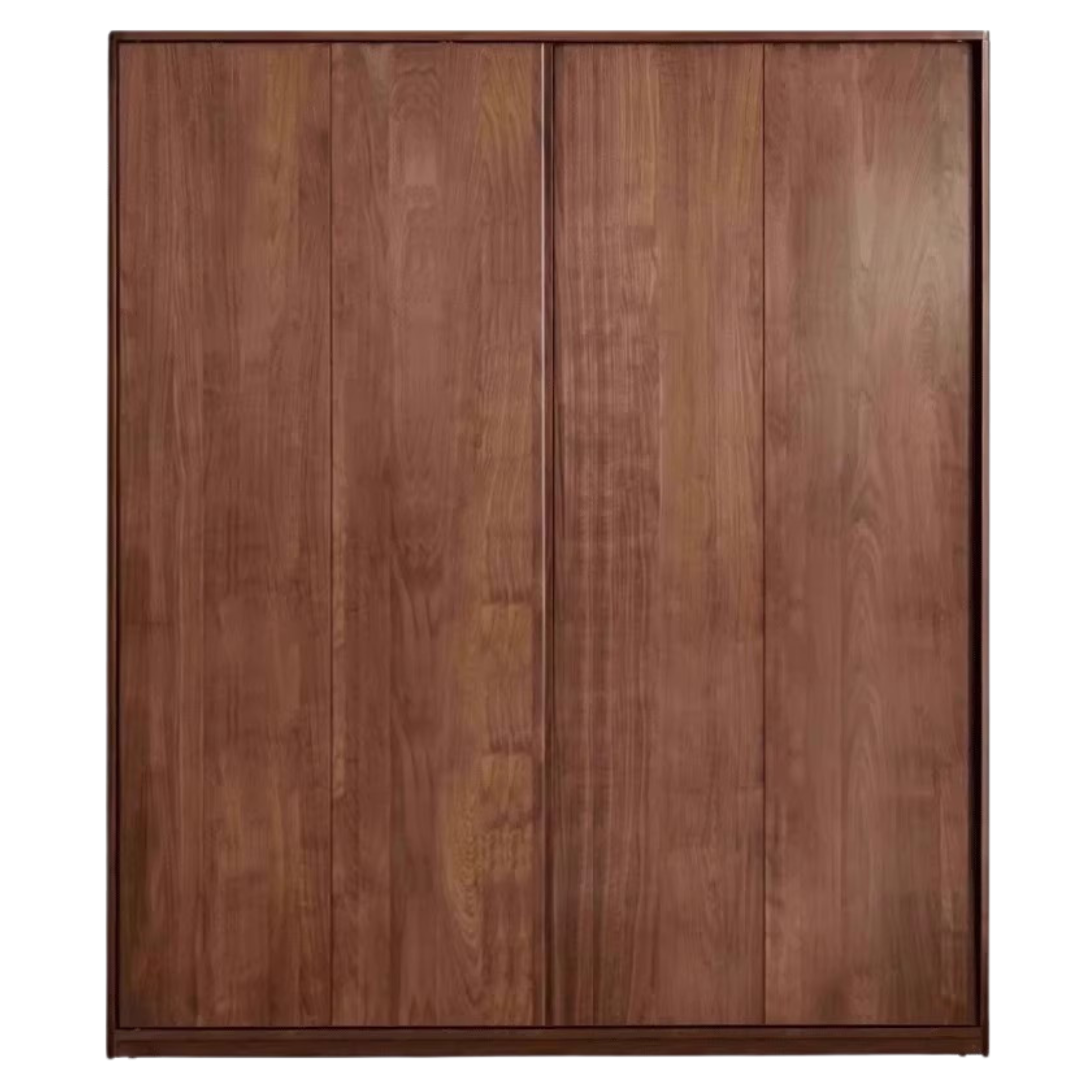Black Walnut, Sandalwood Sliding Door Wardrobe.
