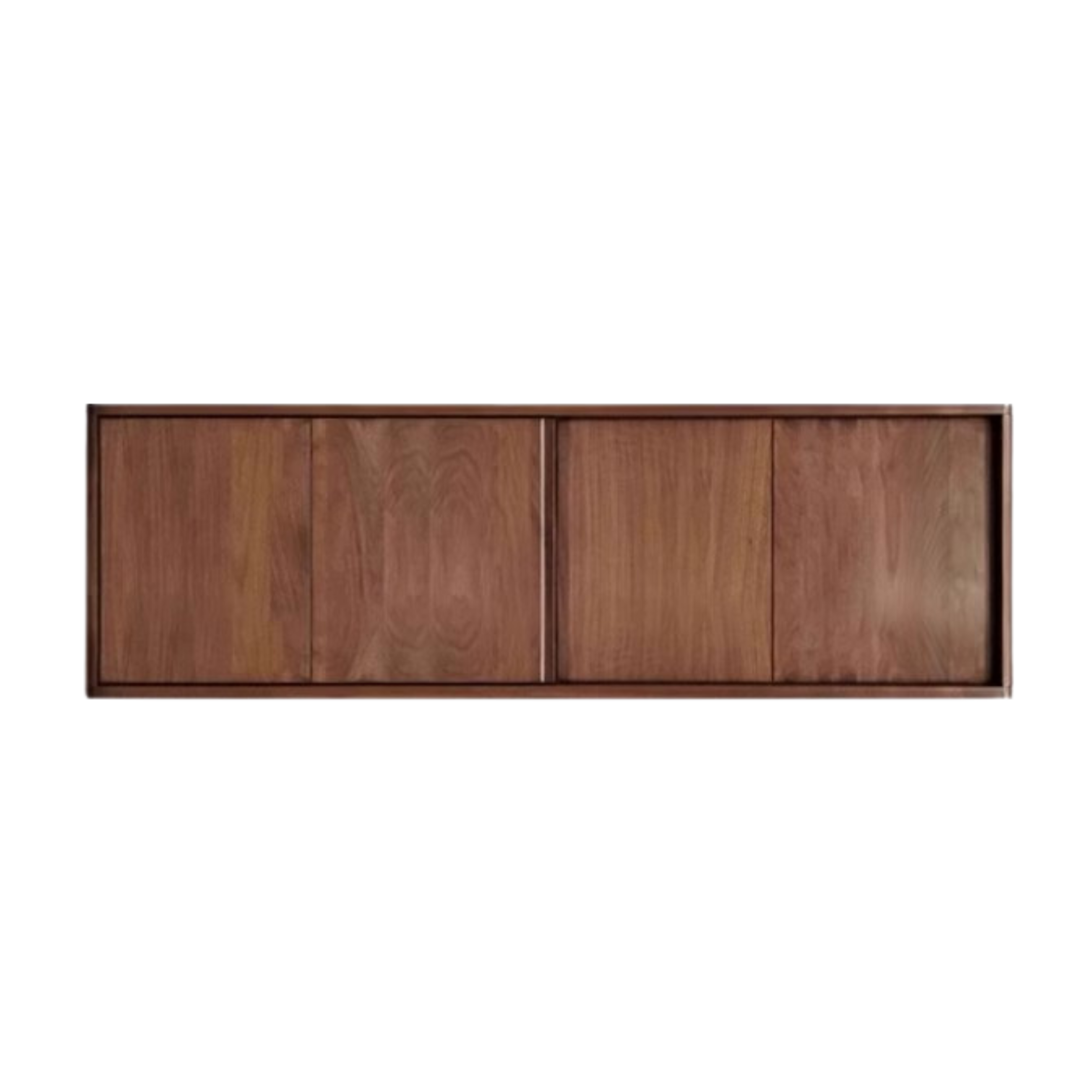 Black Walnut, Sandalwood Sliding Door Wardrobe.