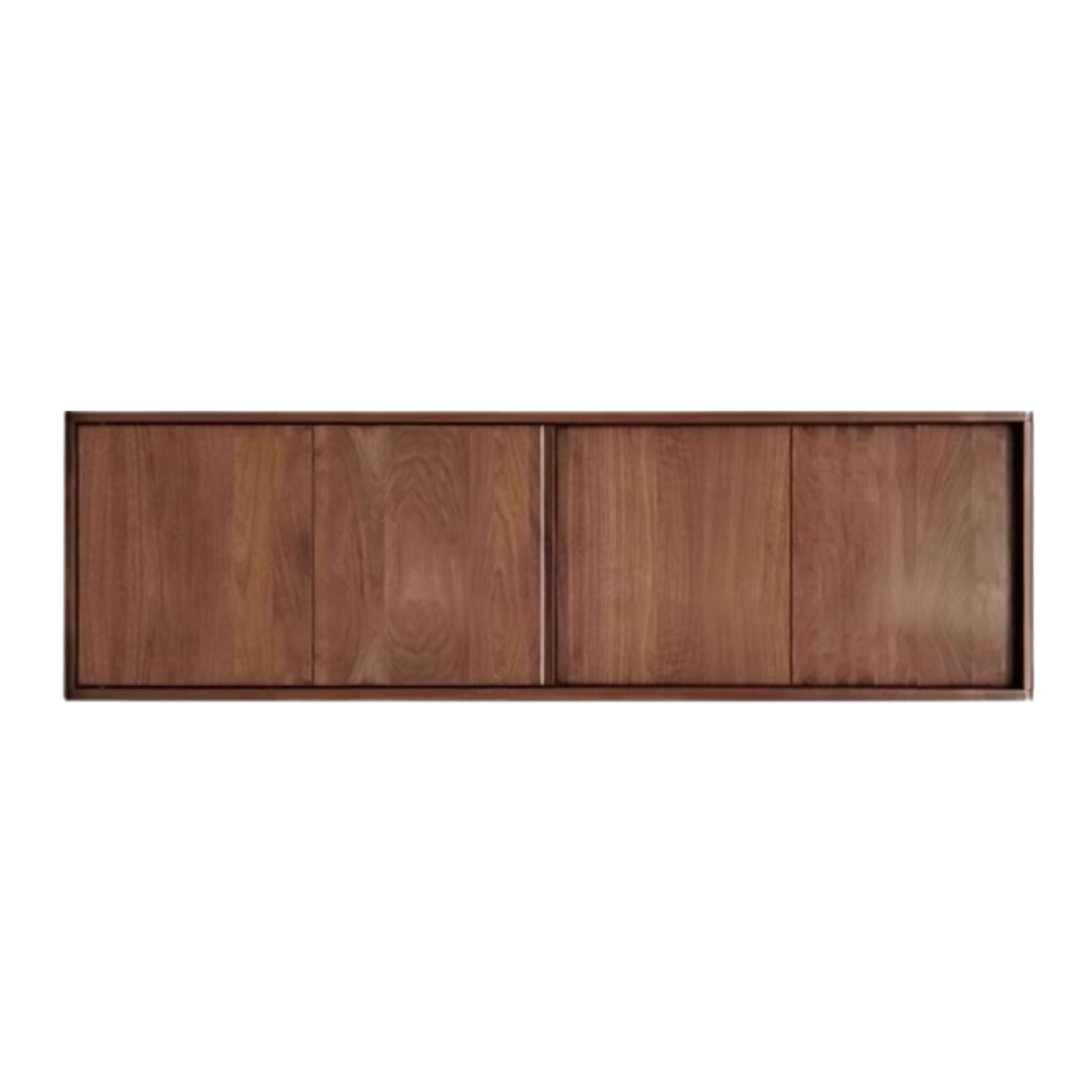 Black Walnut, Sandalwood Sliding Door Wardrobe.