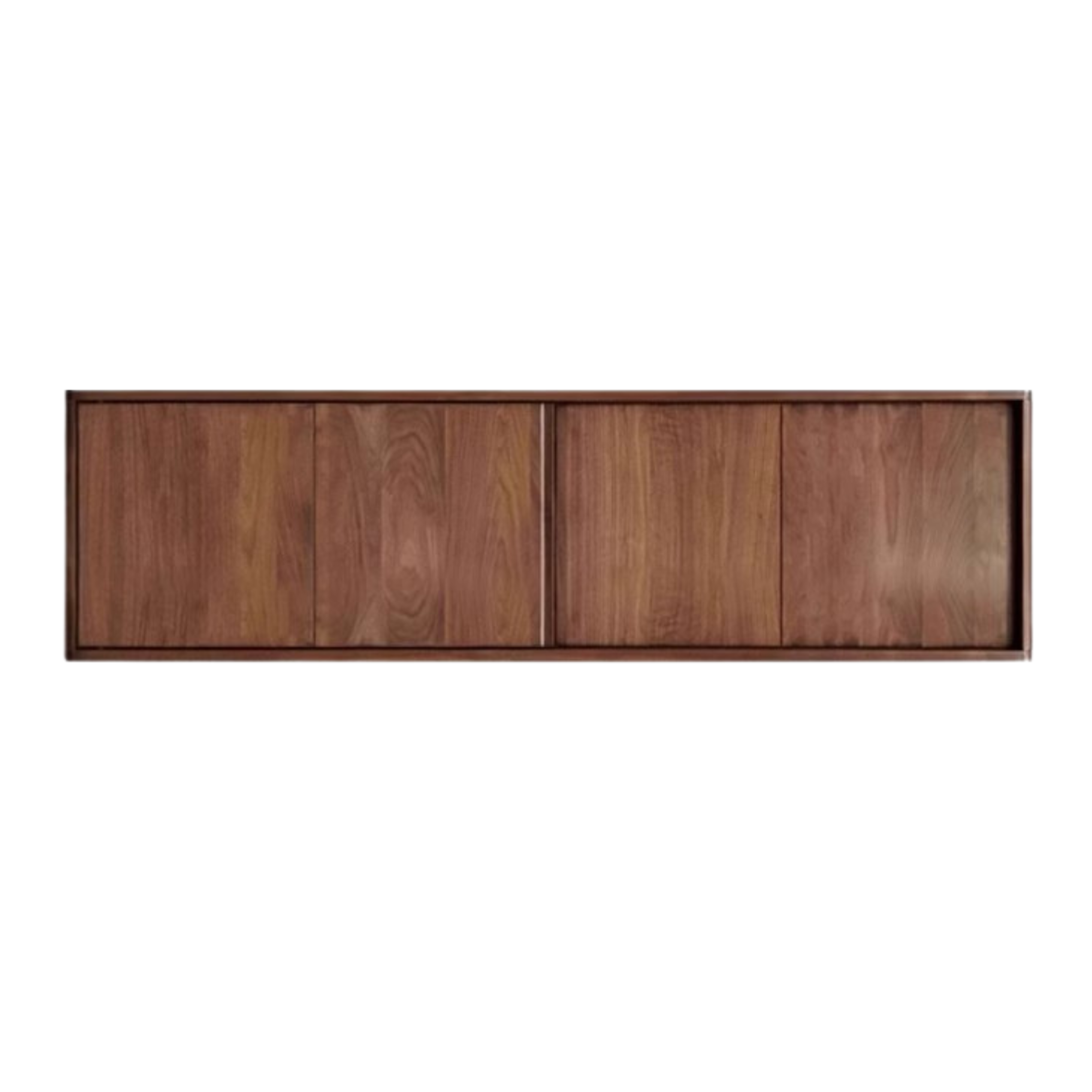 Black Walnut, Sandalwood Sliding Door Wardrobe.
