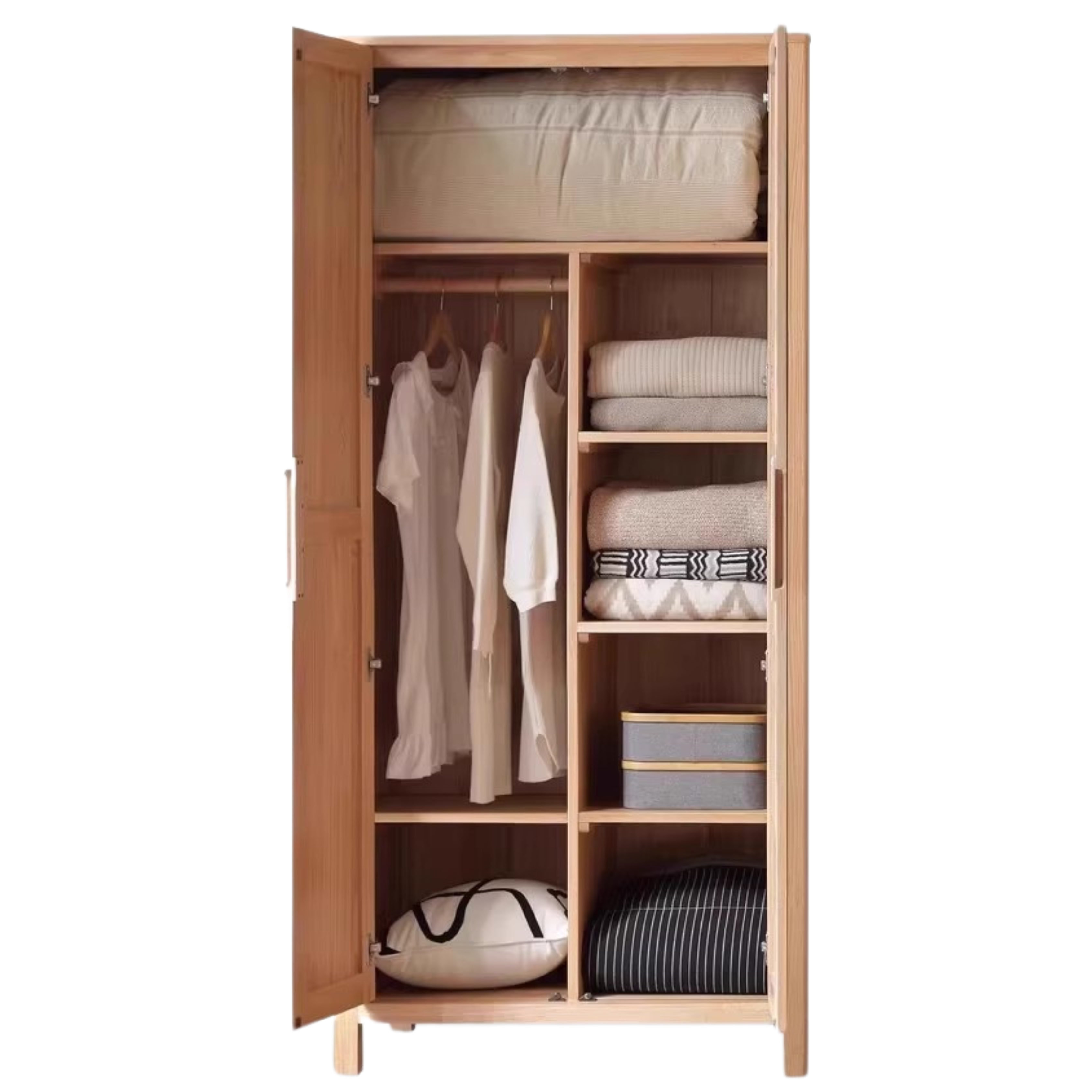 Oak solid wood Wardrobe