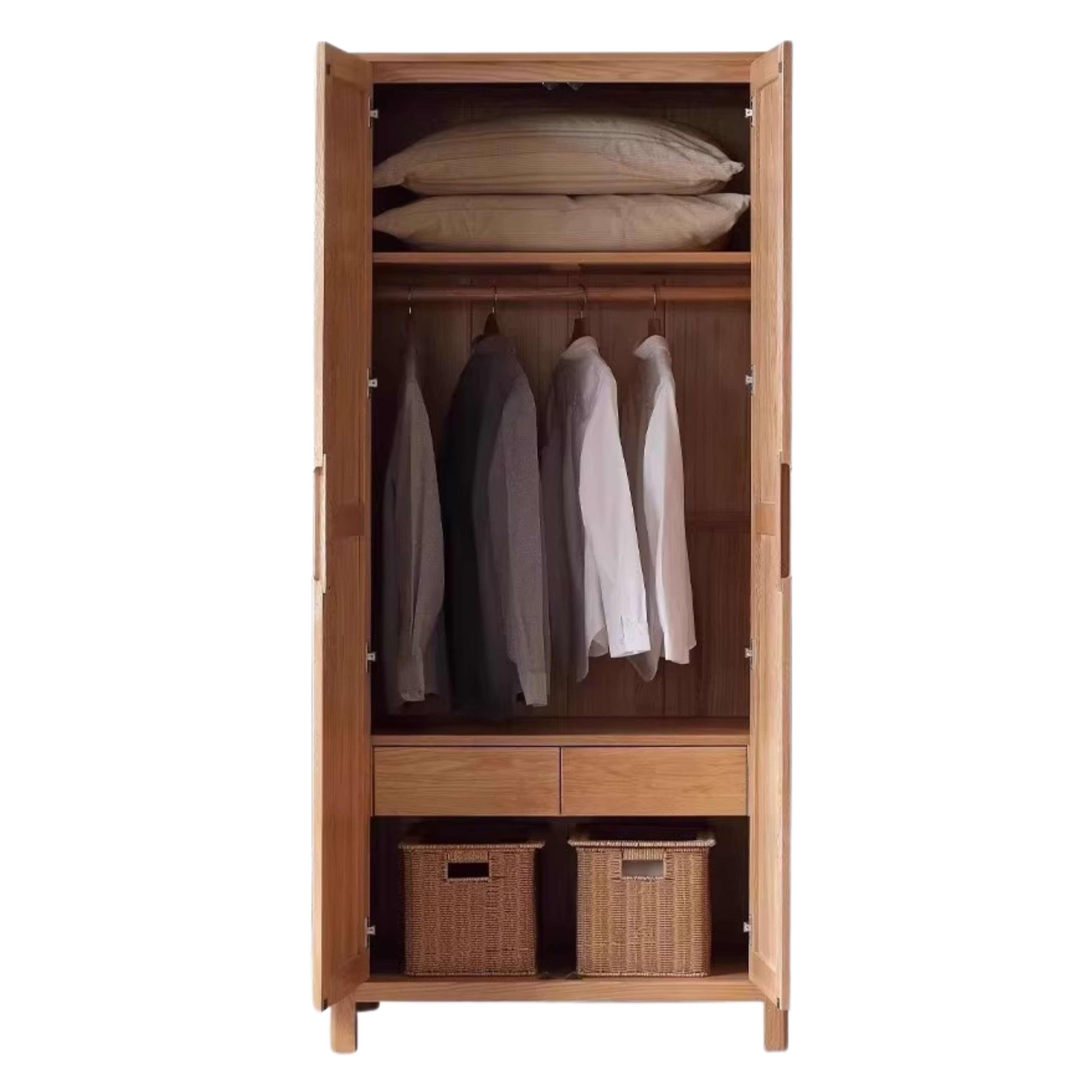 Oak solid wood Wardrobe