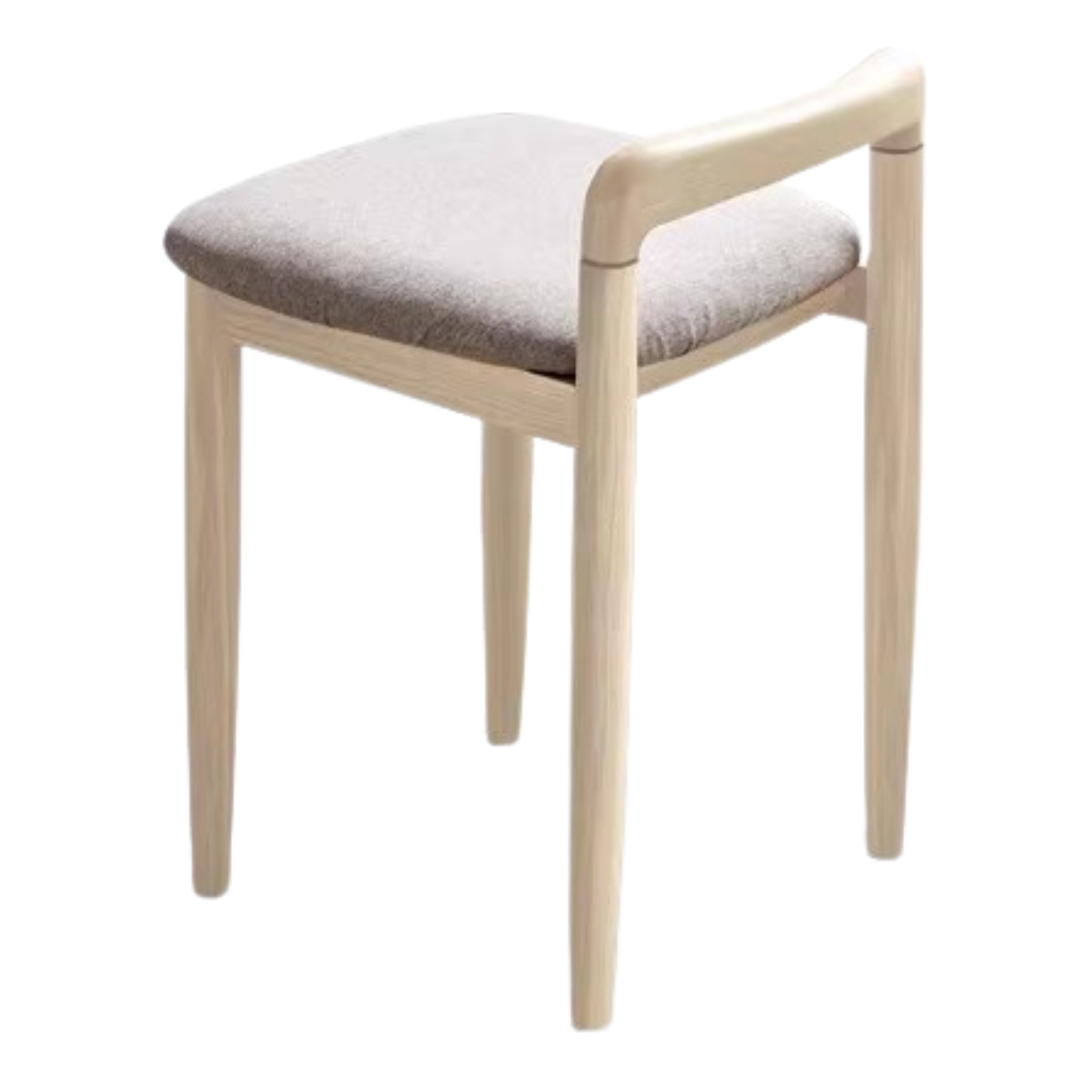 Beech, Cherry Solid Wood Makeup Stool Chair
