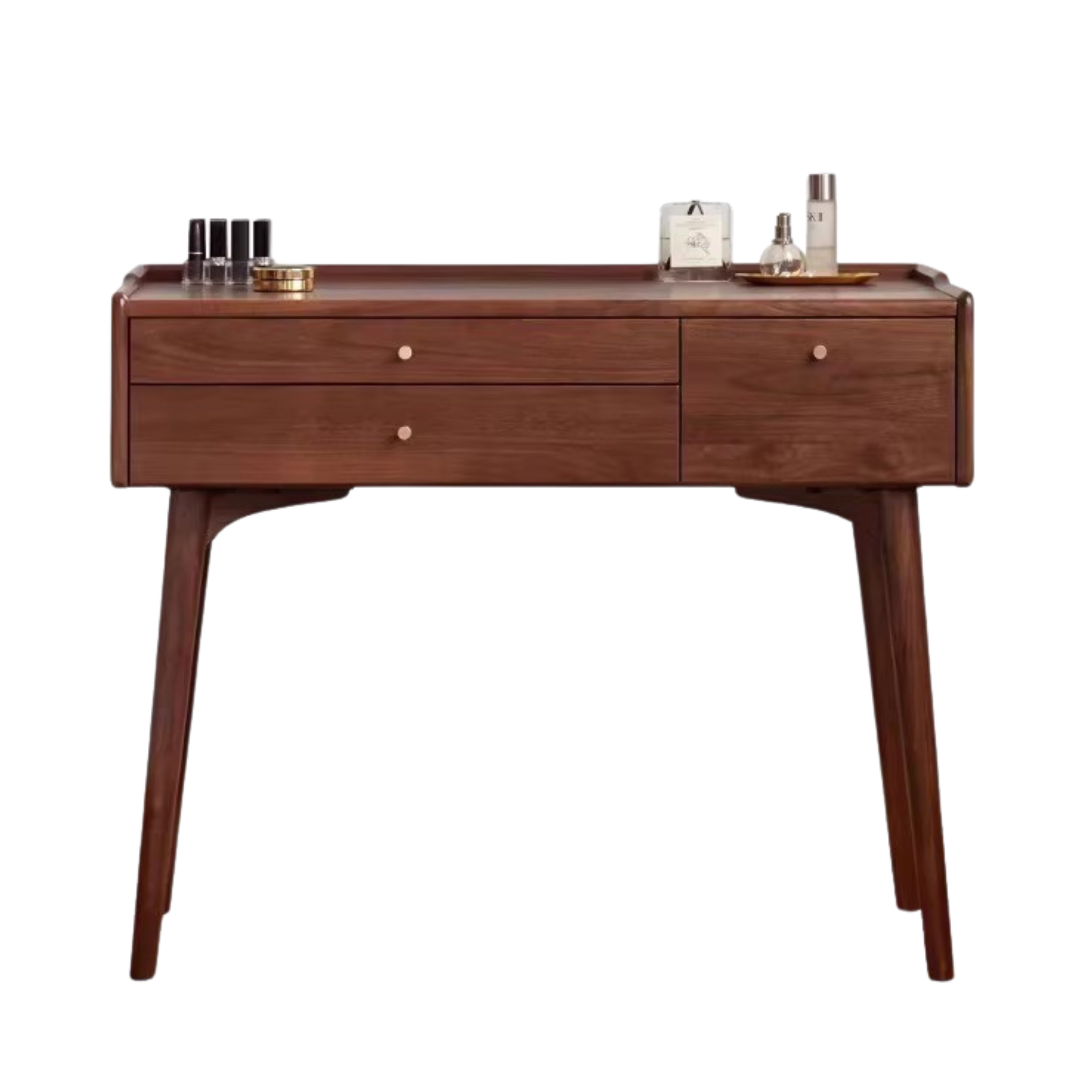 Black Walnut, Ash Solid Wood Dressing Table.