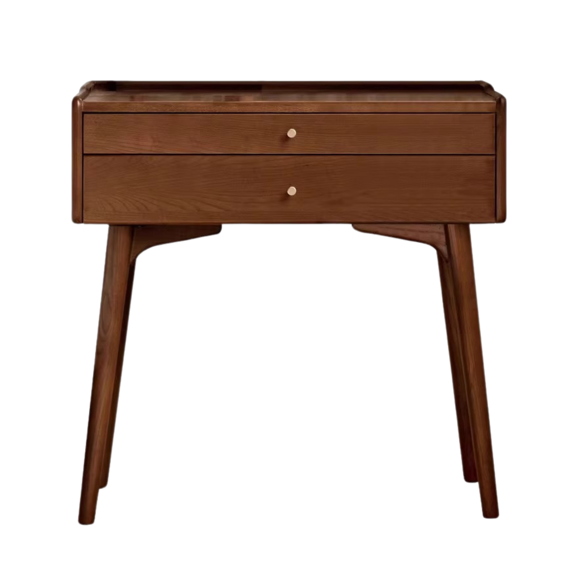 Black Walnut, Ash Solid Wood Dressing Table.