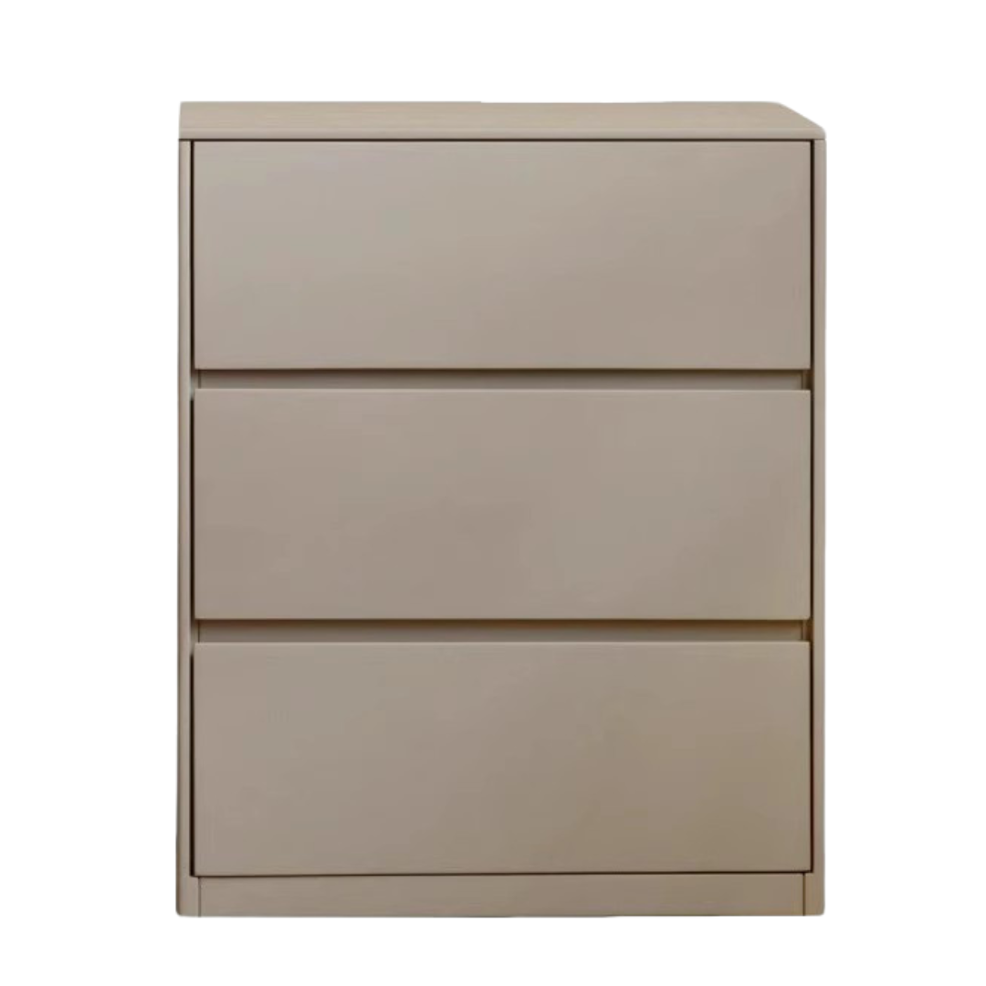 Poplar, Oak Solid Wood Telescopic Dressing Table Three Drawers.